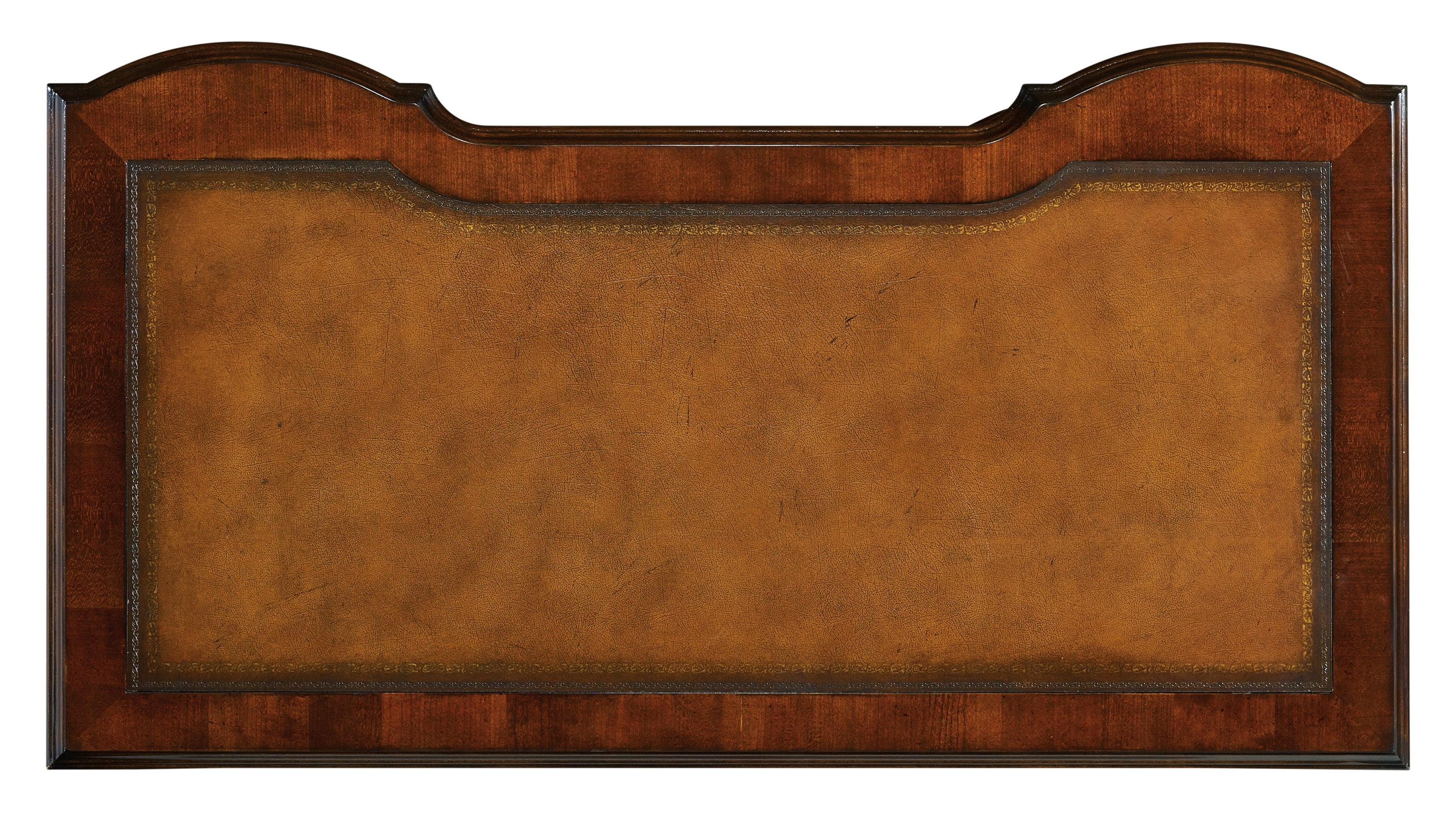 Cherry Knee-Hole Desk-Bow Front - Remutear