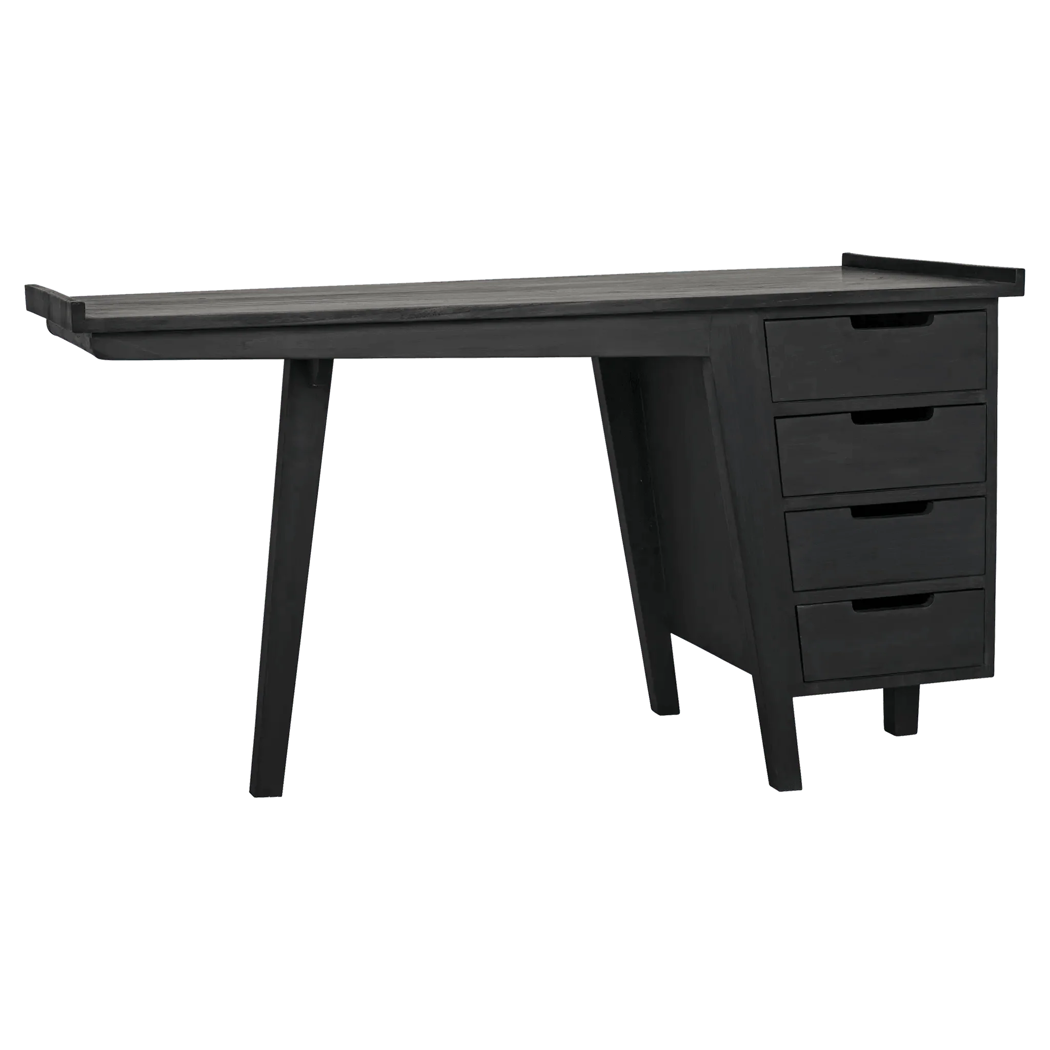 Kennedy Desk, Charcoal Black - Remutear