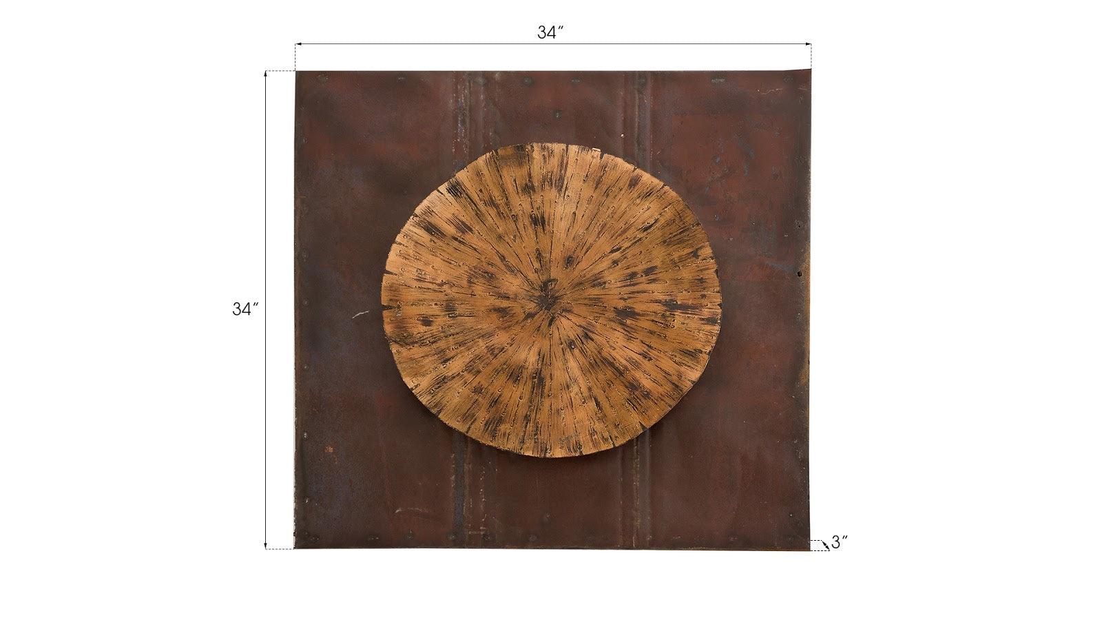 Medallion Wall Art, Amber - Remutear