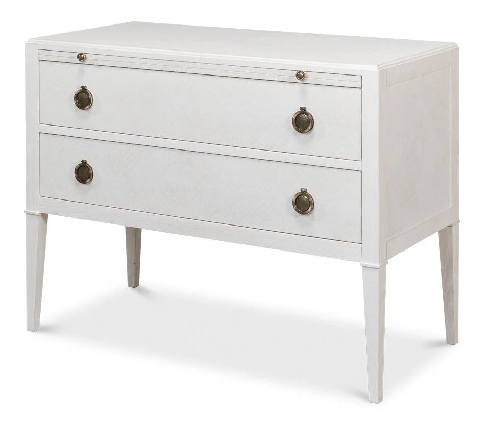 Ladlow Drawers- Working White - Remutear
