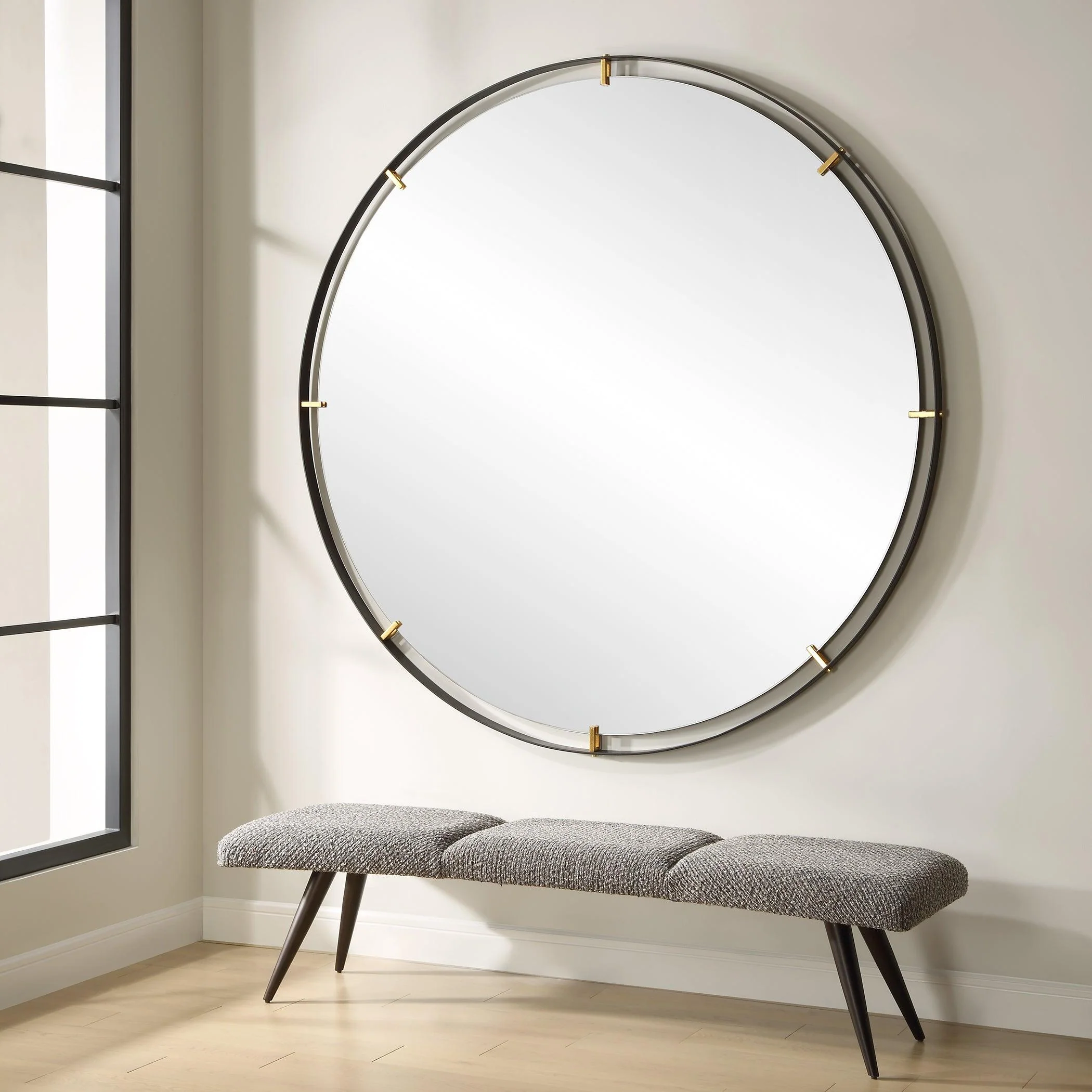 Grand Pendulum Round Mirror - Remutear