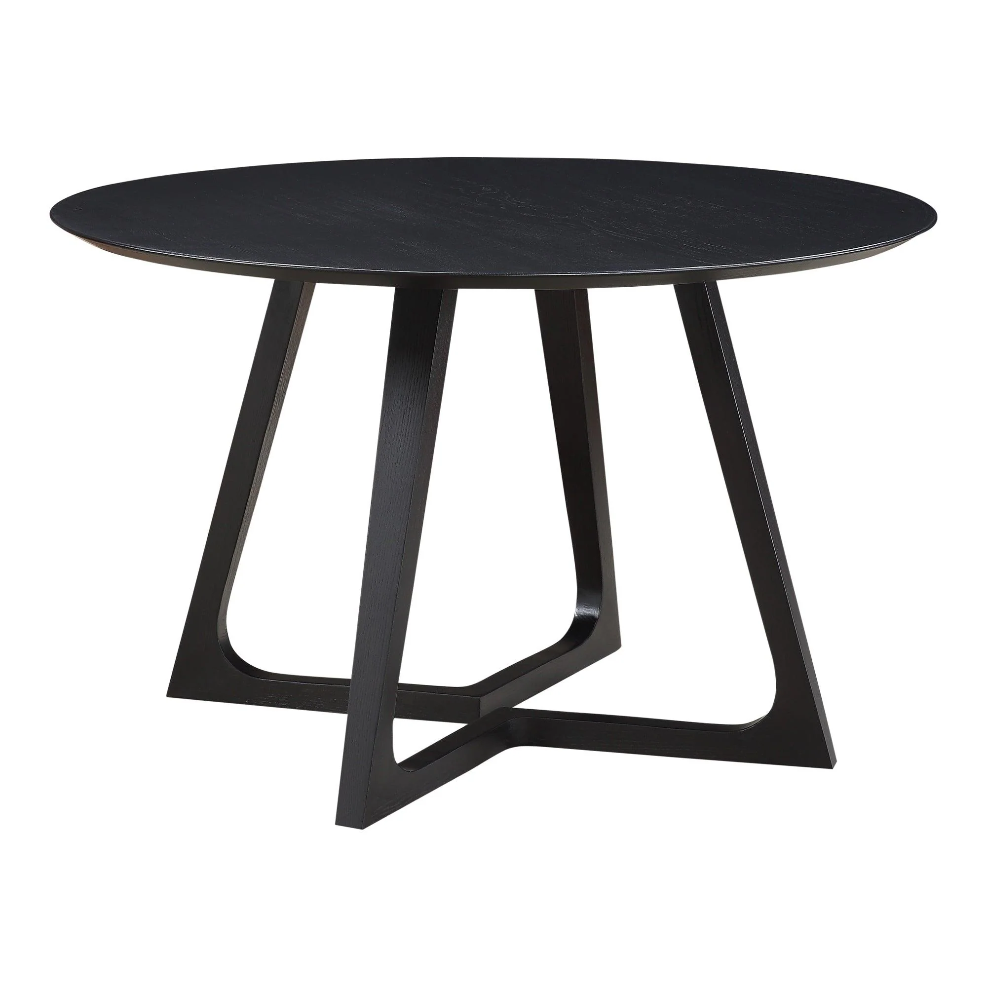 Godenza Dining Table Round Black Ash - Remutear
