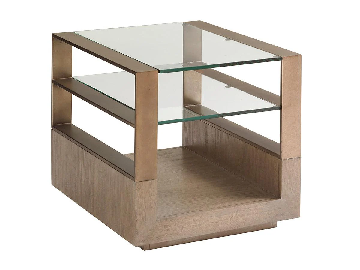 Shadow Play Center Stage Rectangular Lamp Table - Remutear