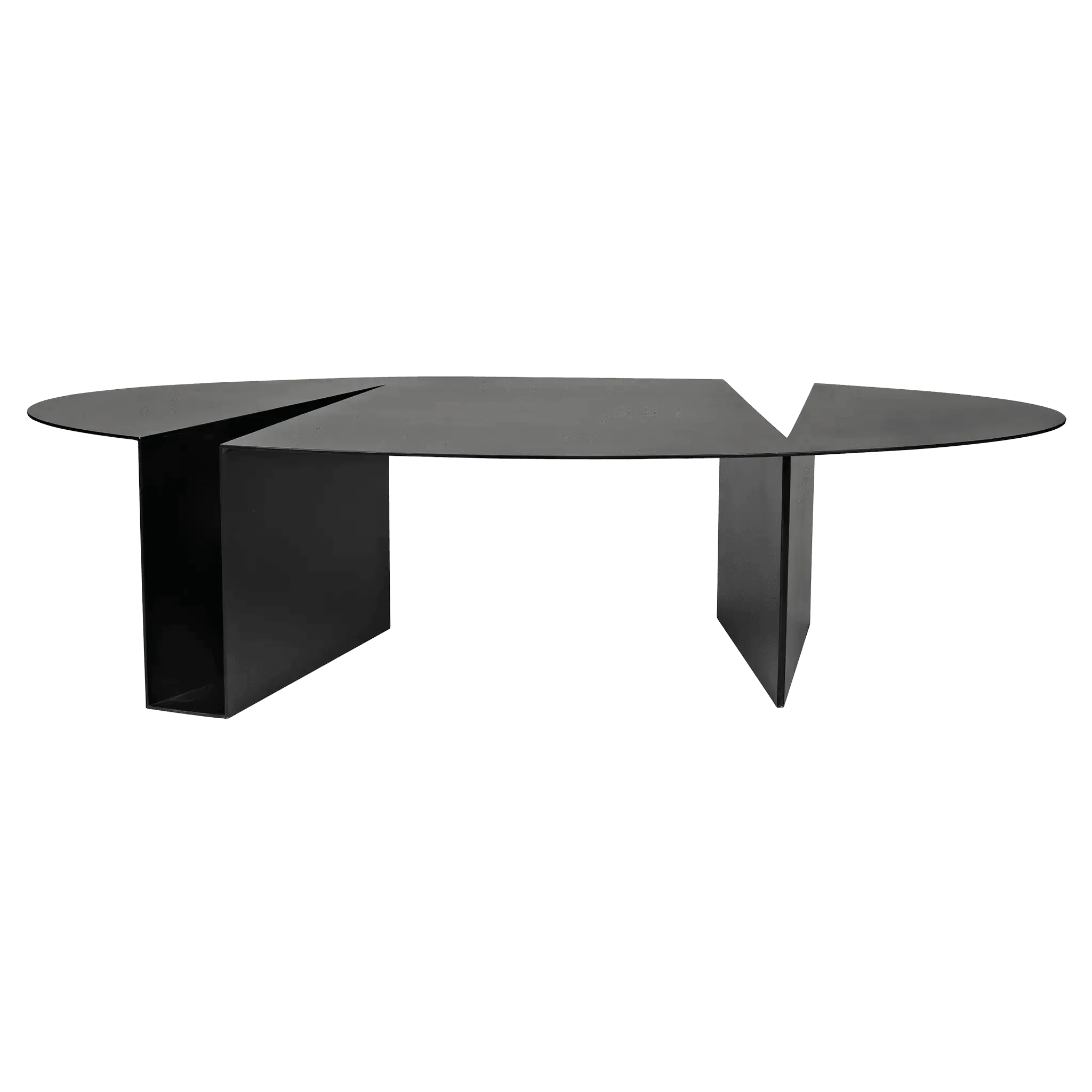 Minerva Coffee Table, Black Steel - Remutear