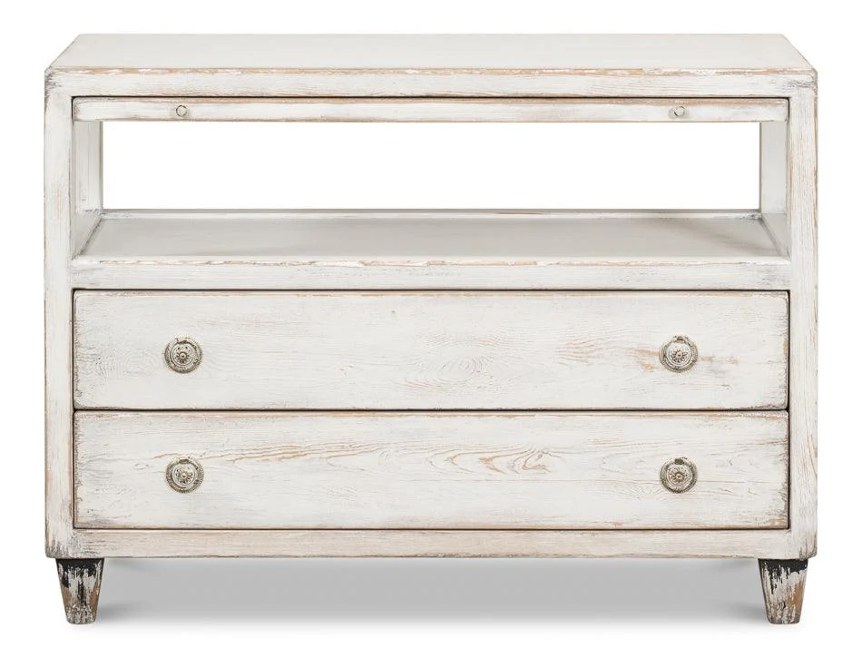 White Hollywood Tv Stand - Remutear