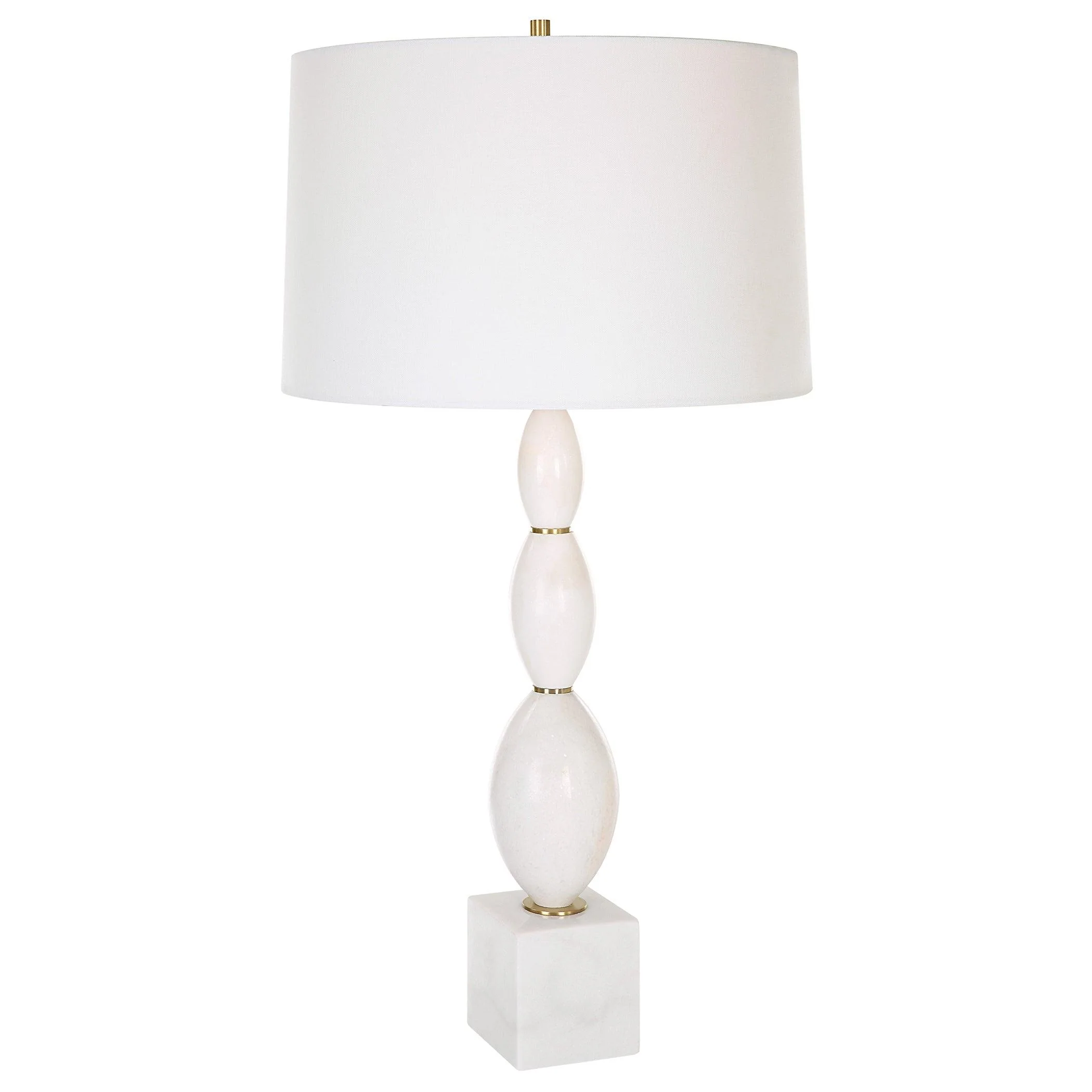 Regalia White Marble Table Lamp - Remutear