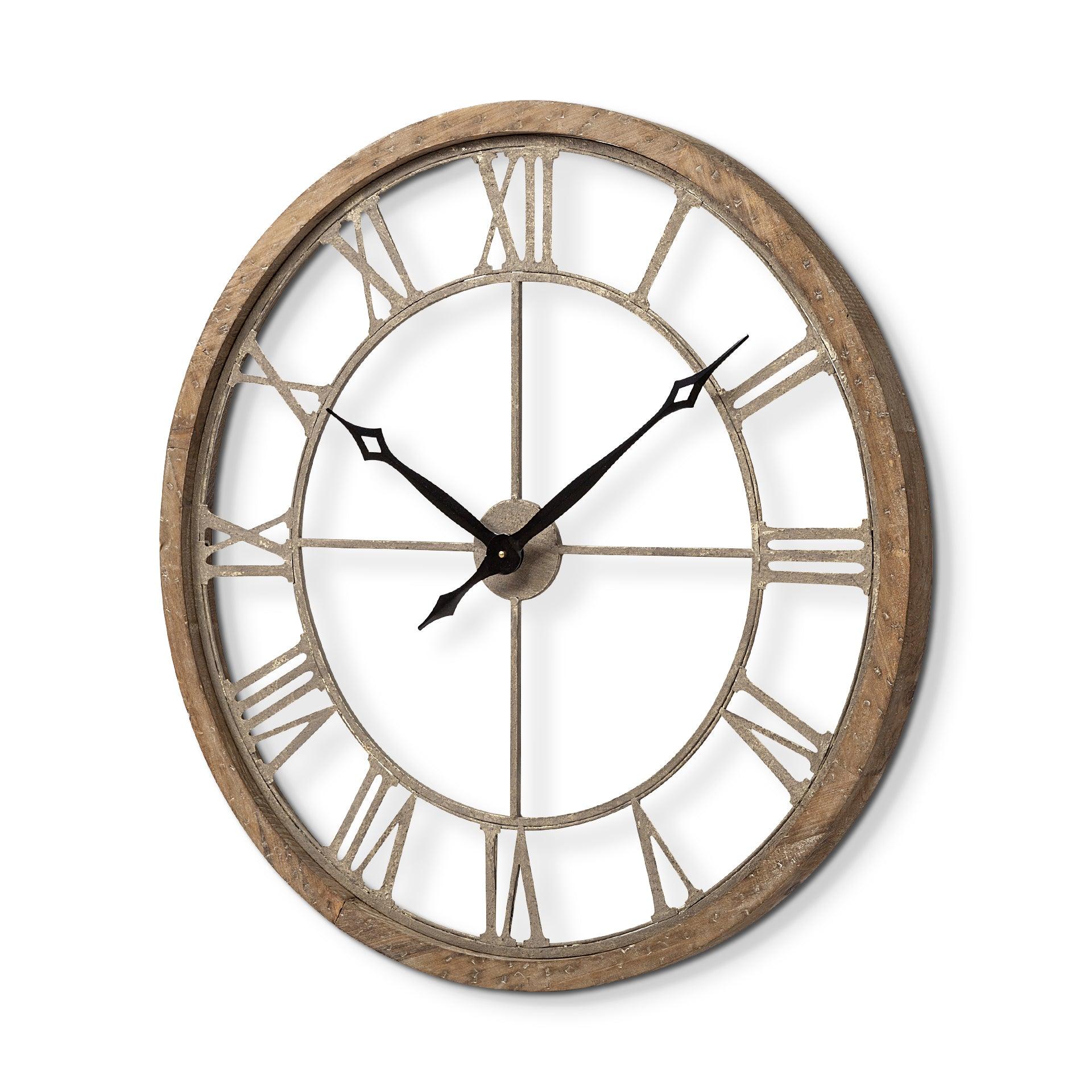 Mething Farmhouse Wall Clock - Remutear