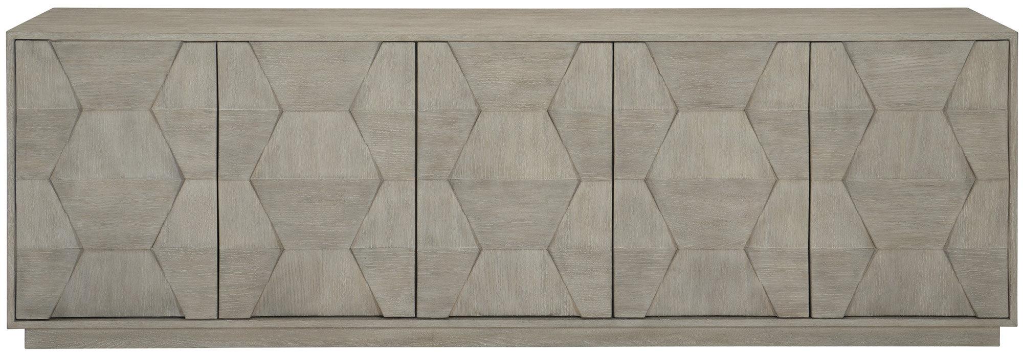 LINEA ENTERTAINMENT CREDENZA GRAY - Remutear