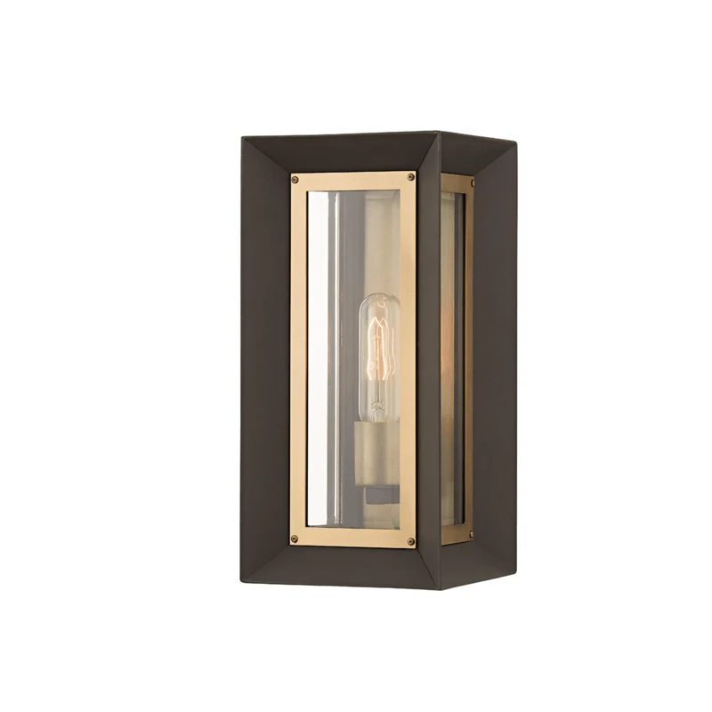 LOWRY 1 LIGHT SMALL EXTERIOR WALL SCONCE - Remutear