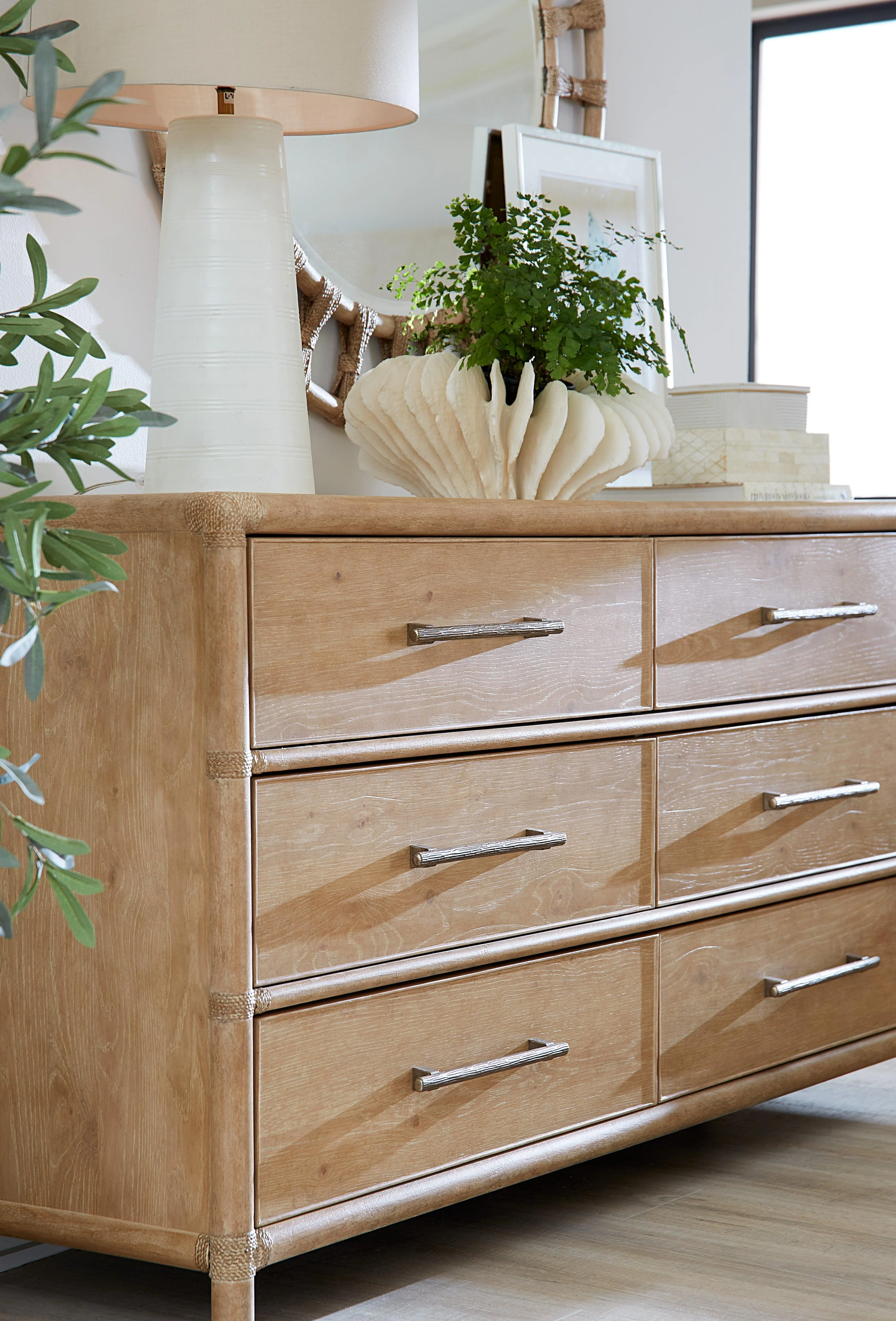 Retreat Pole Rattan Dresser - Remutear