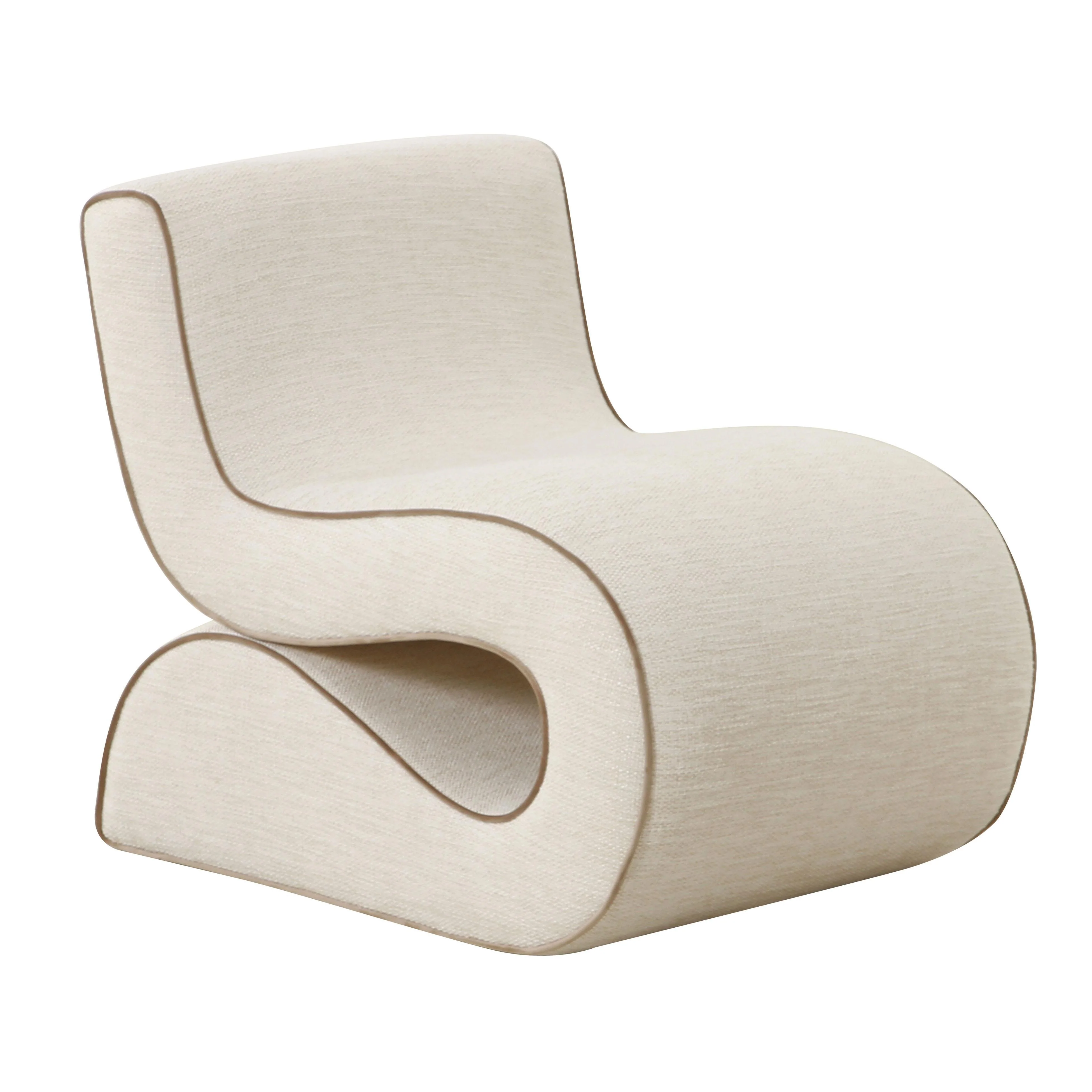 Senna Cream Basketweave Accent Chair - Remutear