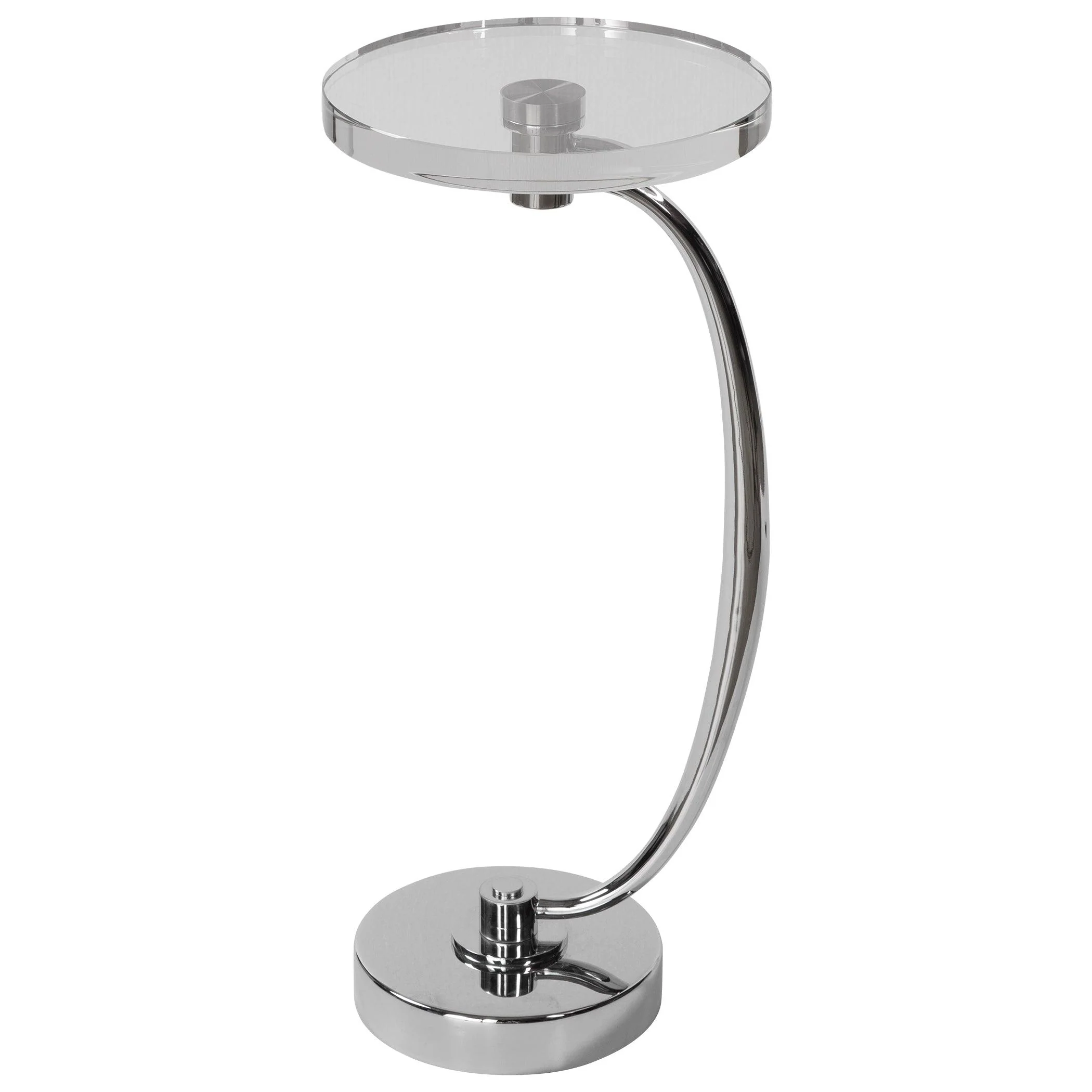 Waveney Nickel Drink Table - Remutear