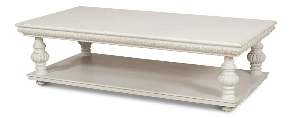 Hugo Cocktail Table - Antique White - Remutear