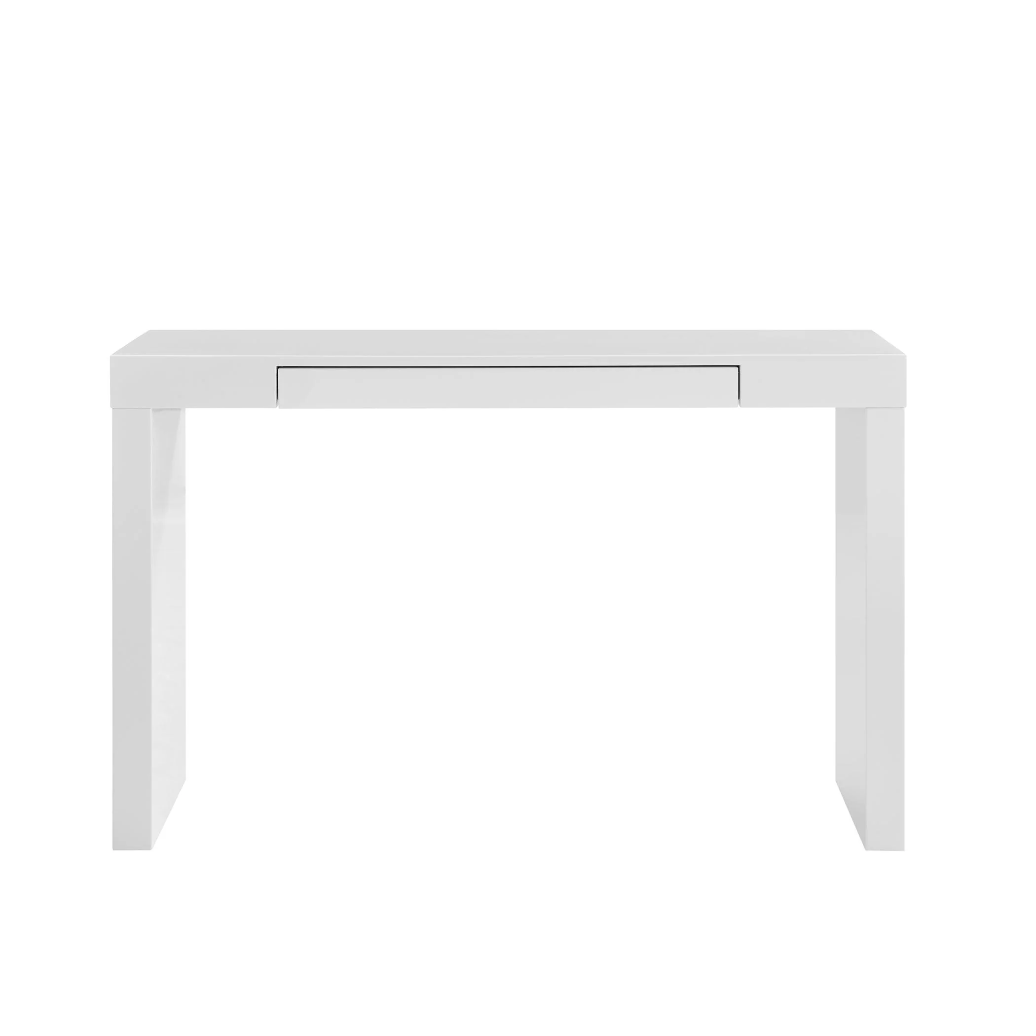 DONALD CONSOLE TABLE/DESK IN WHITE WITH ONE DRAWER - Remutear