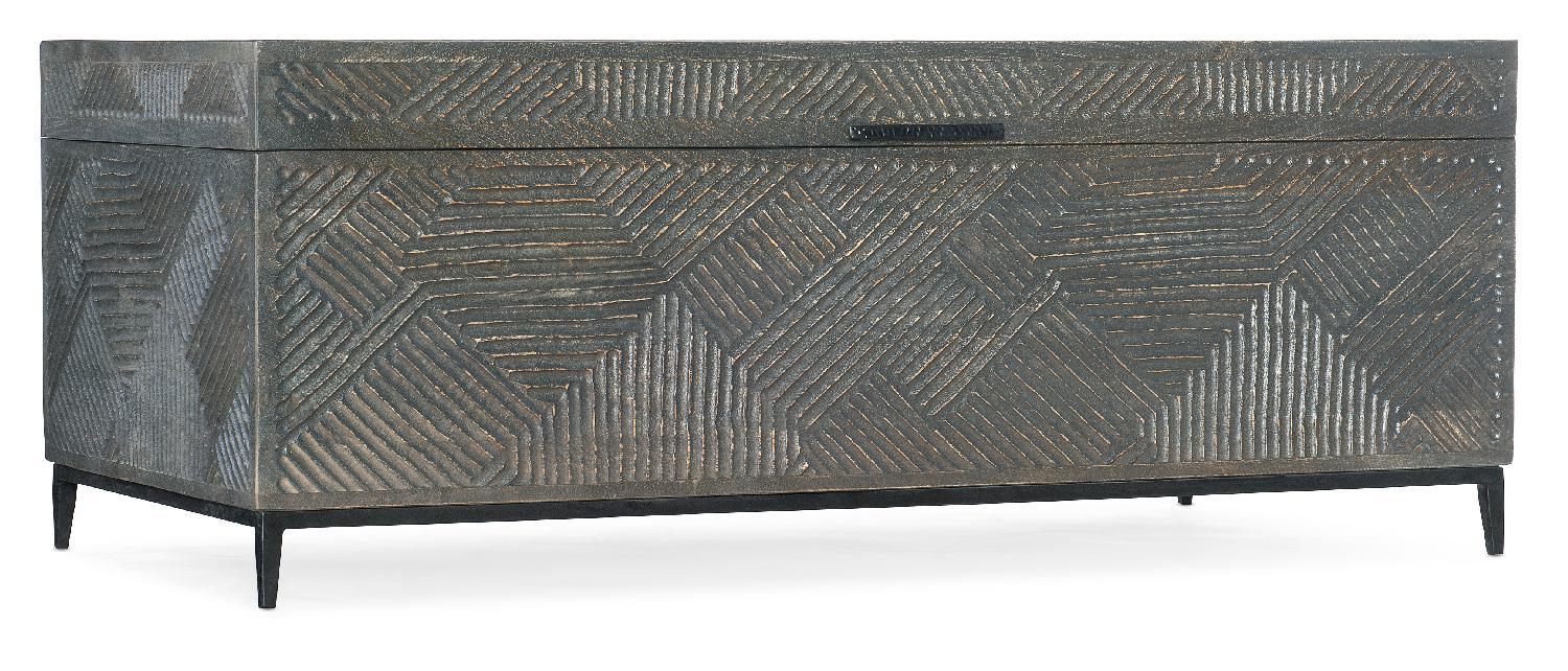 Commerce & Market Carved Chest Cocktail Table - Remutear