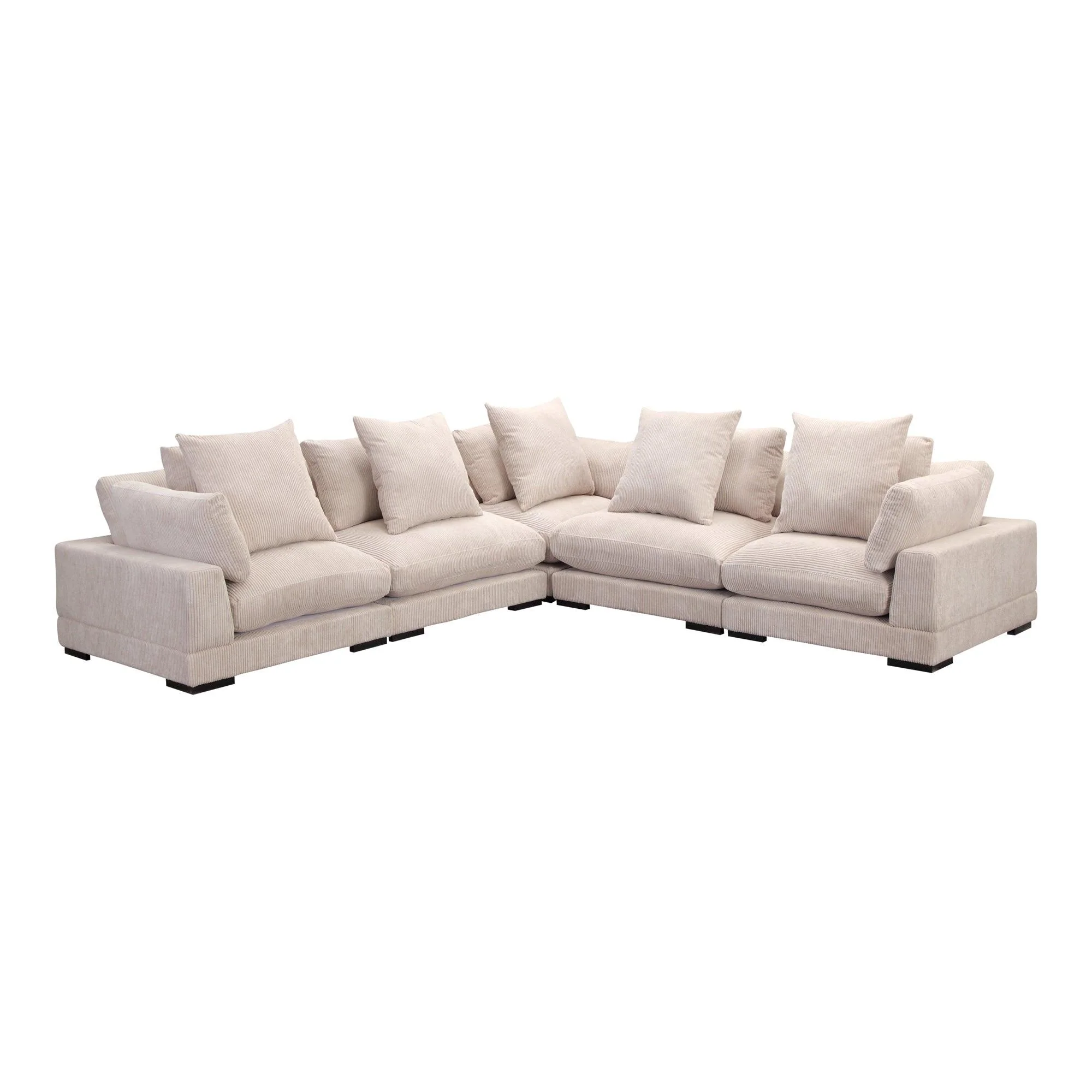 Tumble Classic L Modular Sectional Cappuccino - Remutear