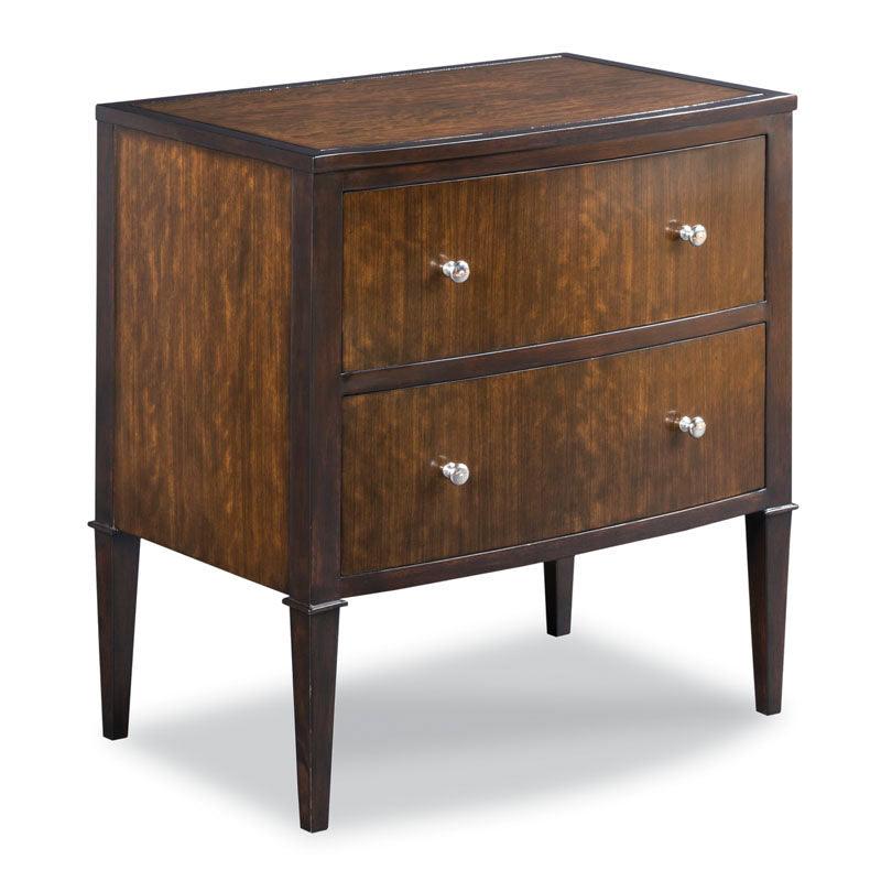 Bow Front Bedside Chest - Remutear
