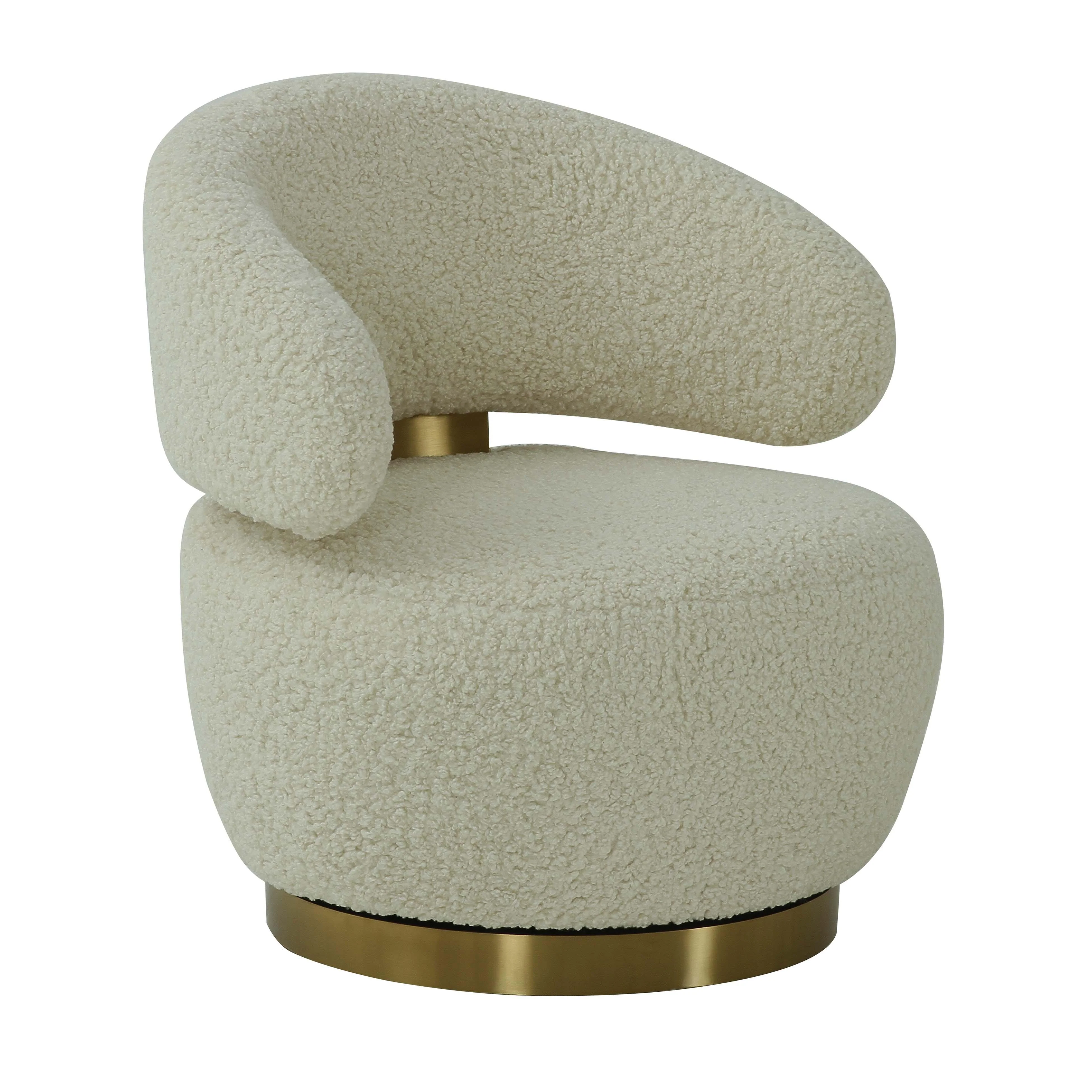 Austin Faux Shearling Chair - Remutear