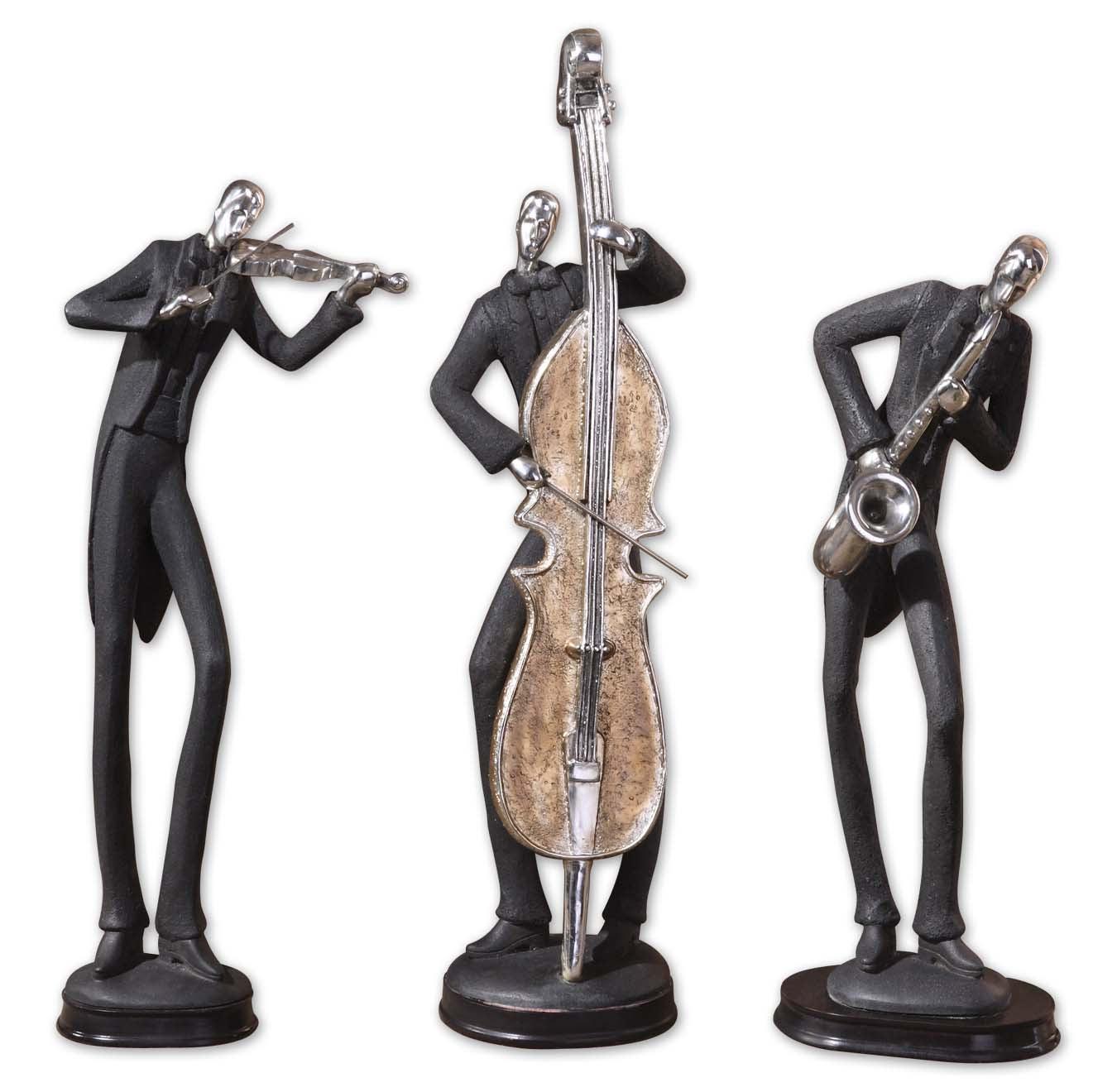 MUSICIANS DECORATIVE FIGURINES, SET/3 - Remutear