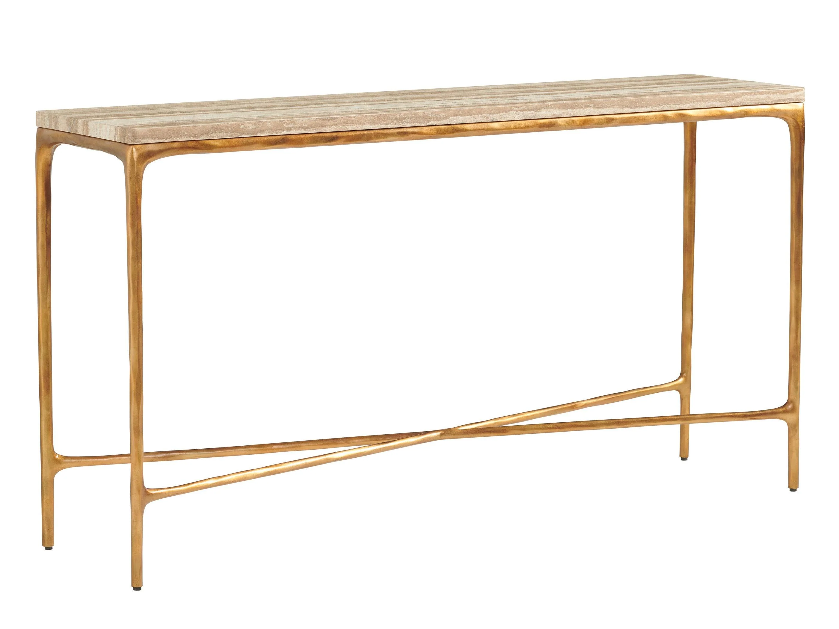 Silverado Menlo Park Console With Stone Top - Remutear