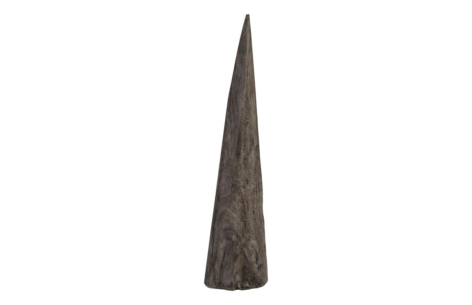Shark Tooth Sculpture, Large, Gray Stone Finish - Remutear