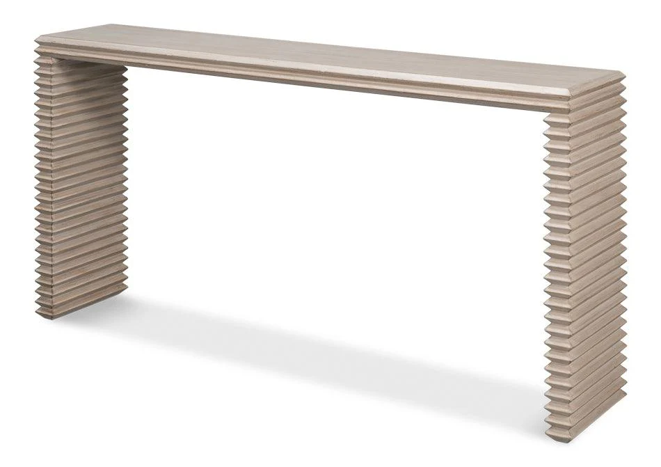 Stacked Console Table - Stone Grey - Remutear