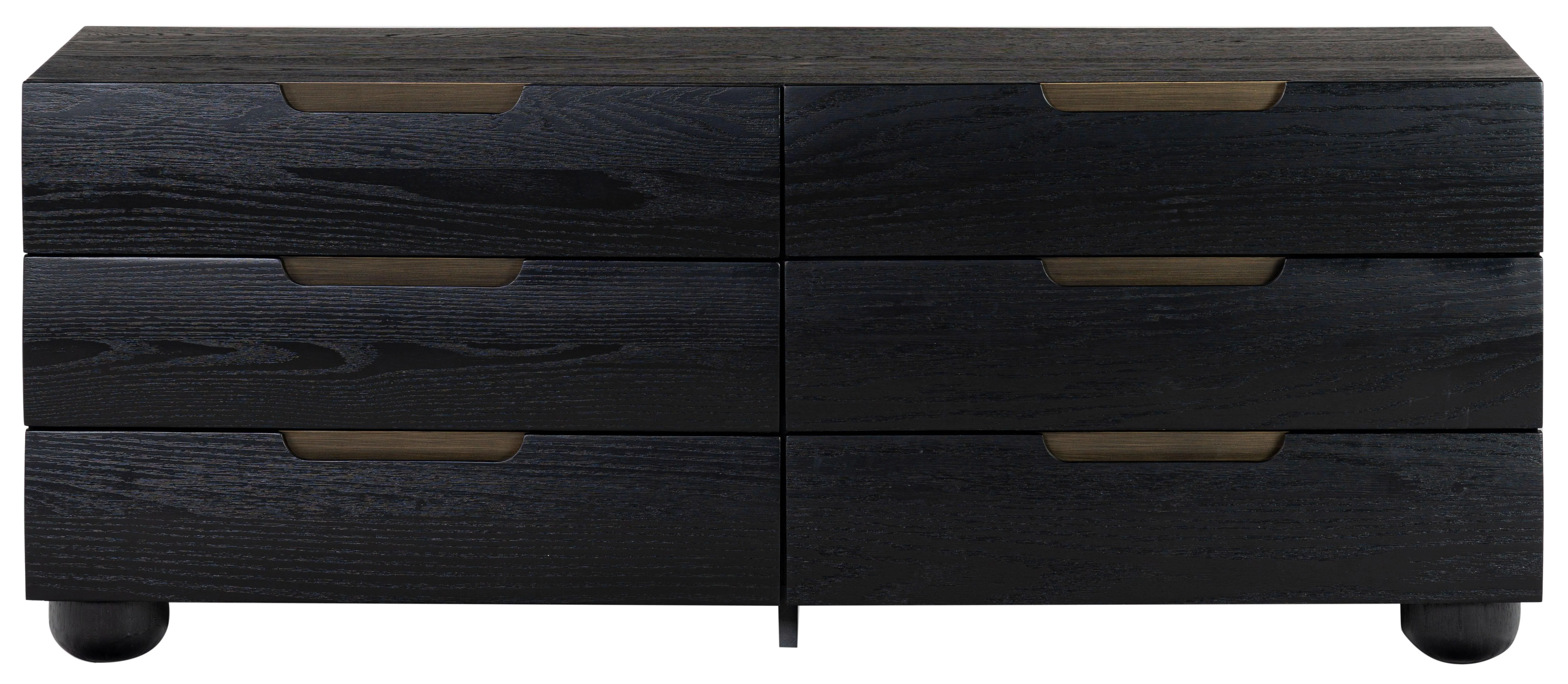 Beethoven Wood 6 Drawer Dresser - Remutear