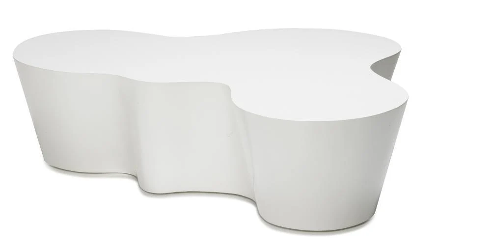 Orgo Cocktail Table, White, Giant - Remutear