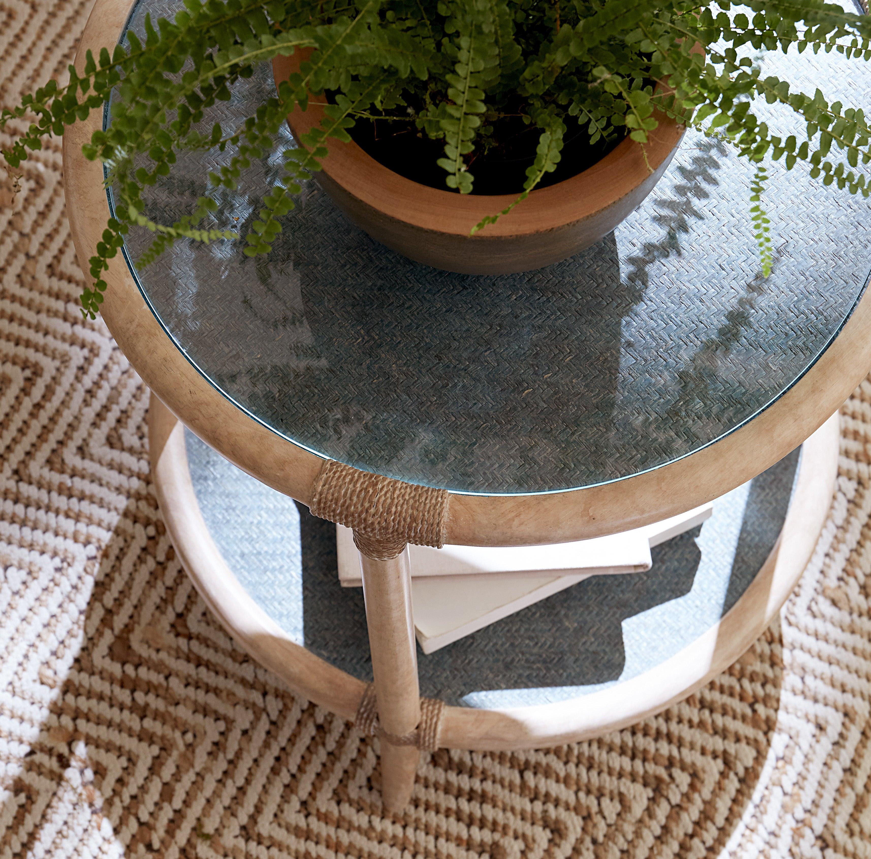 Retreat Raffia End Table - Remutear