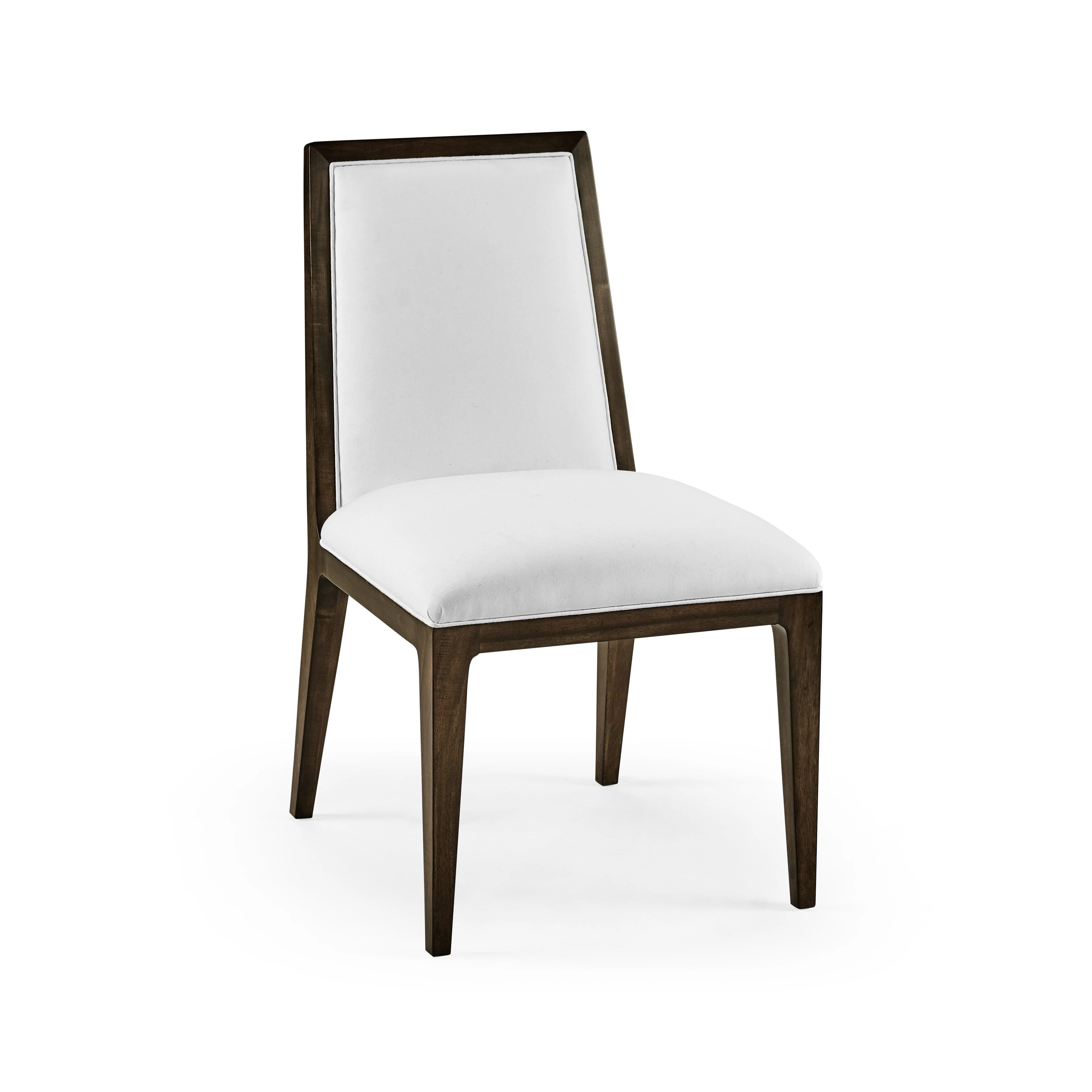 Gatsby Dark Grey Walnut Uph. Side Chair - Remutear