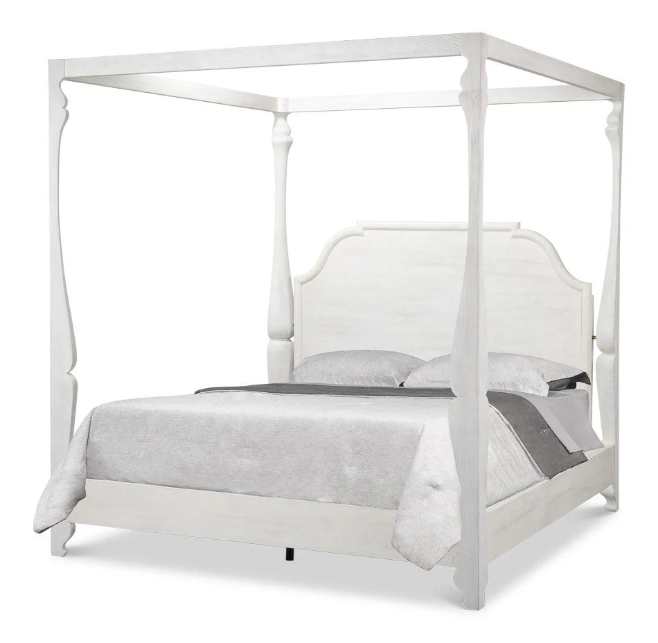 Madeline Bungalow Bed King Bungalow Wht - Remutear