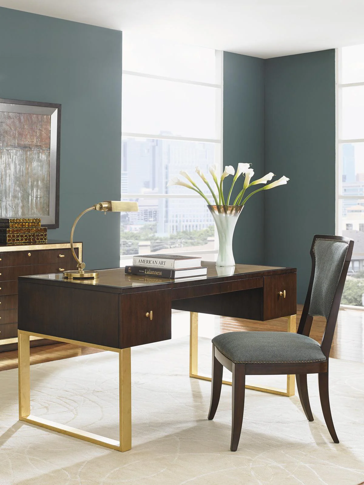Bel Aire Melrose Writing Desk - Remutear