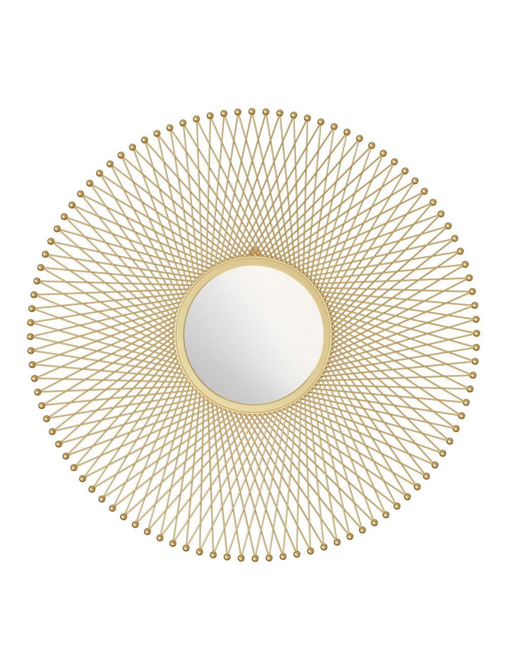 Glow Round Mirror Gold - Remutear