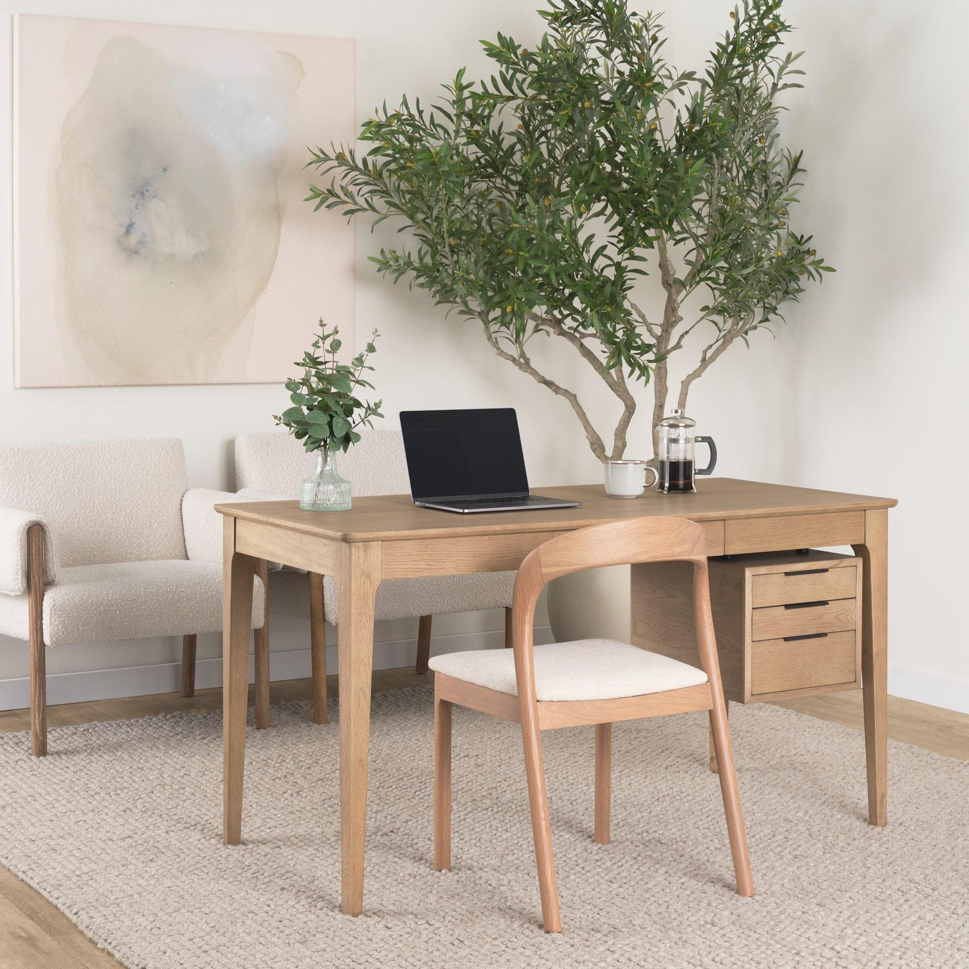 Tino 4 Drawers Desk - Remutear