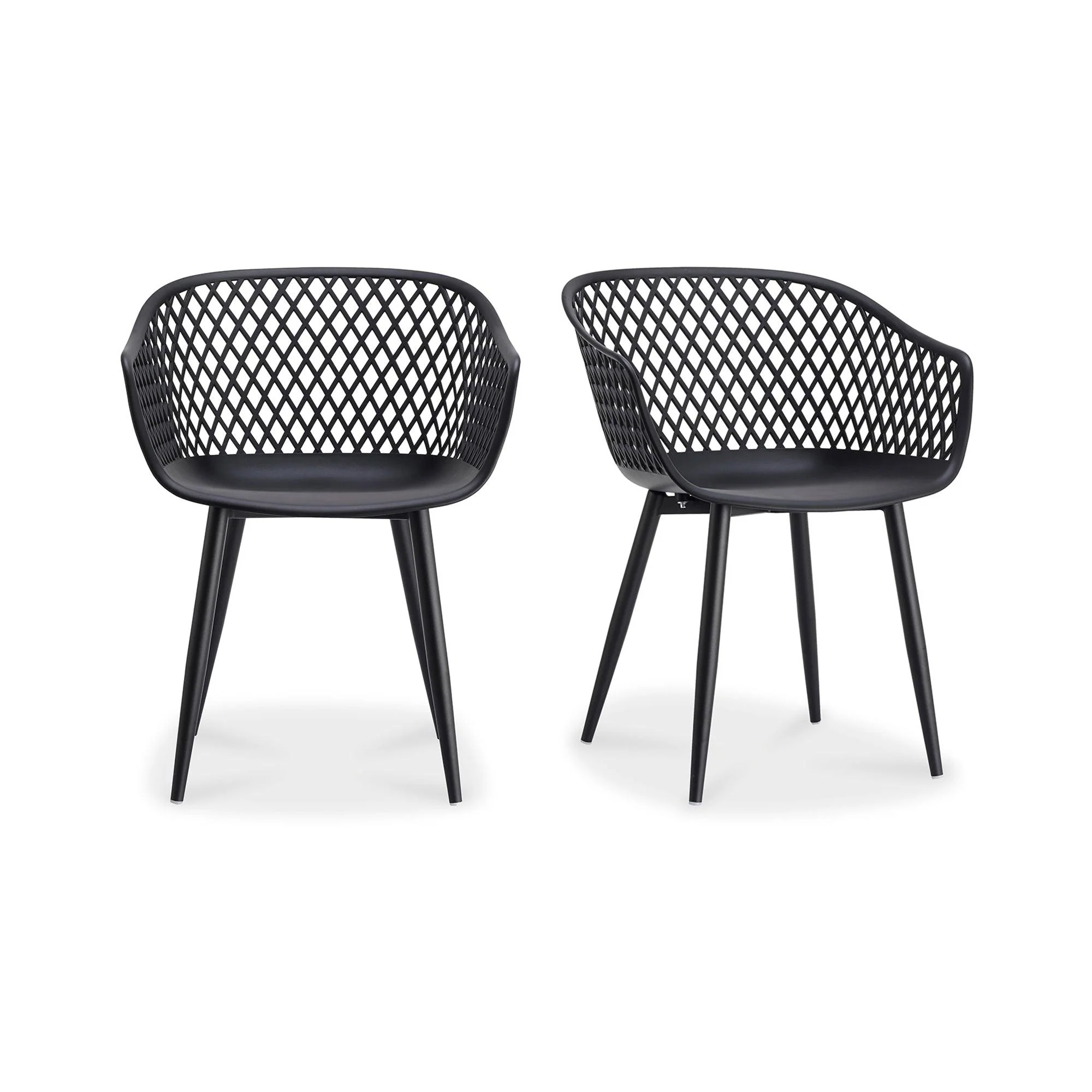 Piazza Outdoor Chair Black - Set Of Two - Remutear