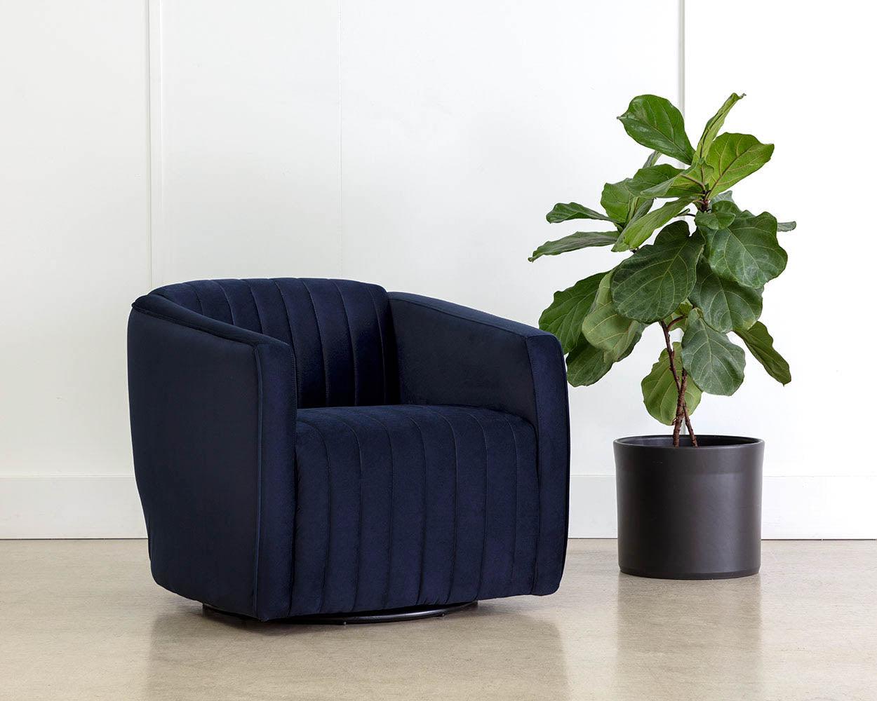Garrison Swivel Lounge Chair - Remutear