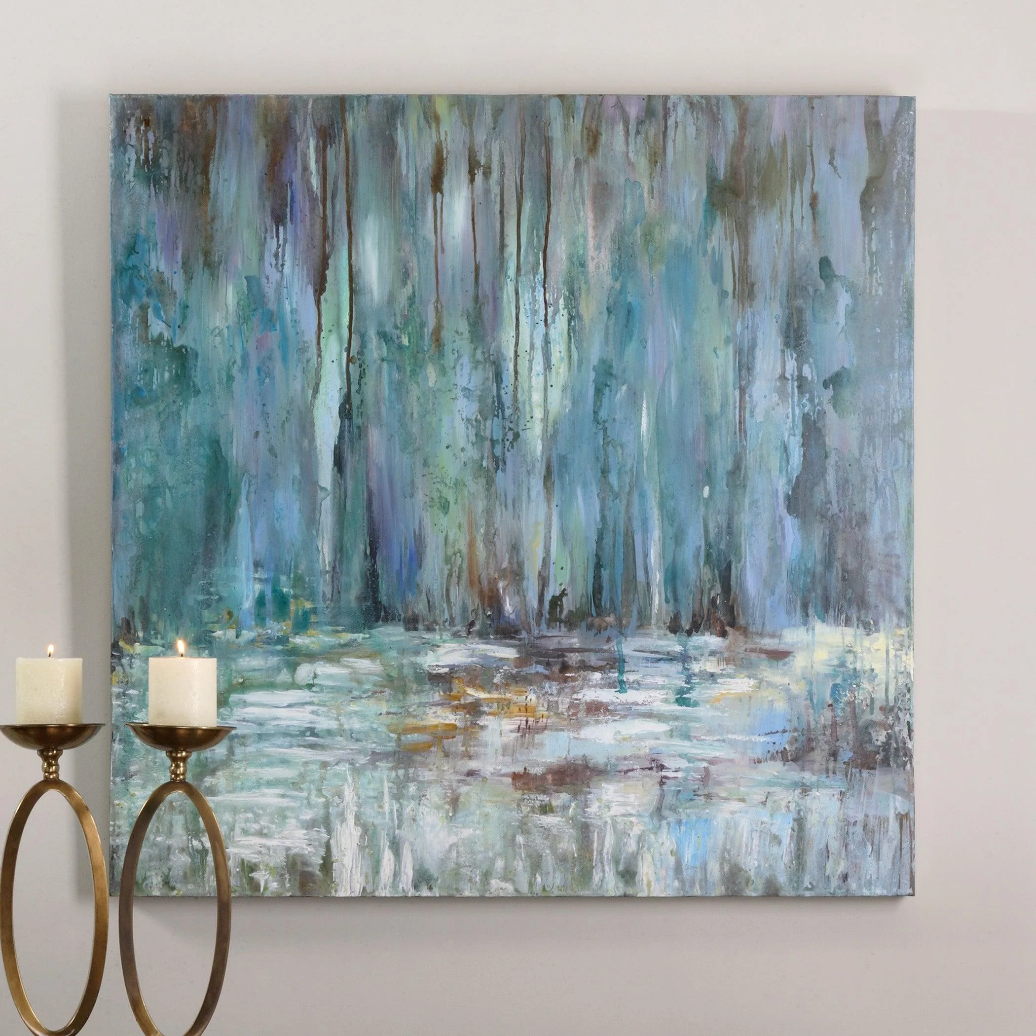 Blue Waterfall Art - Remutear