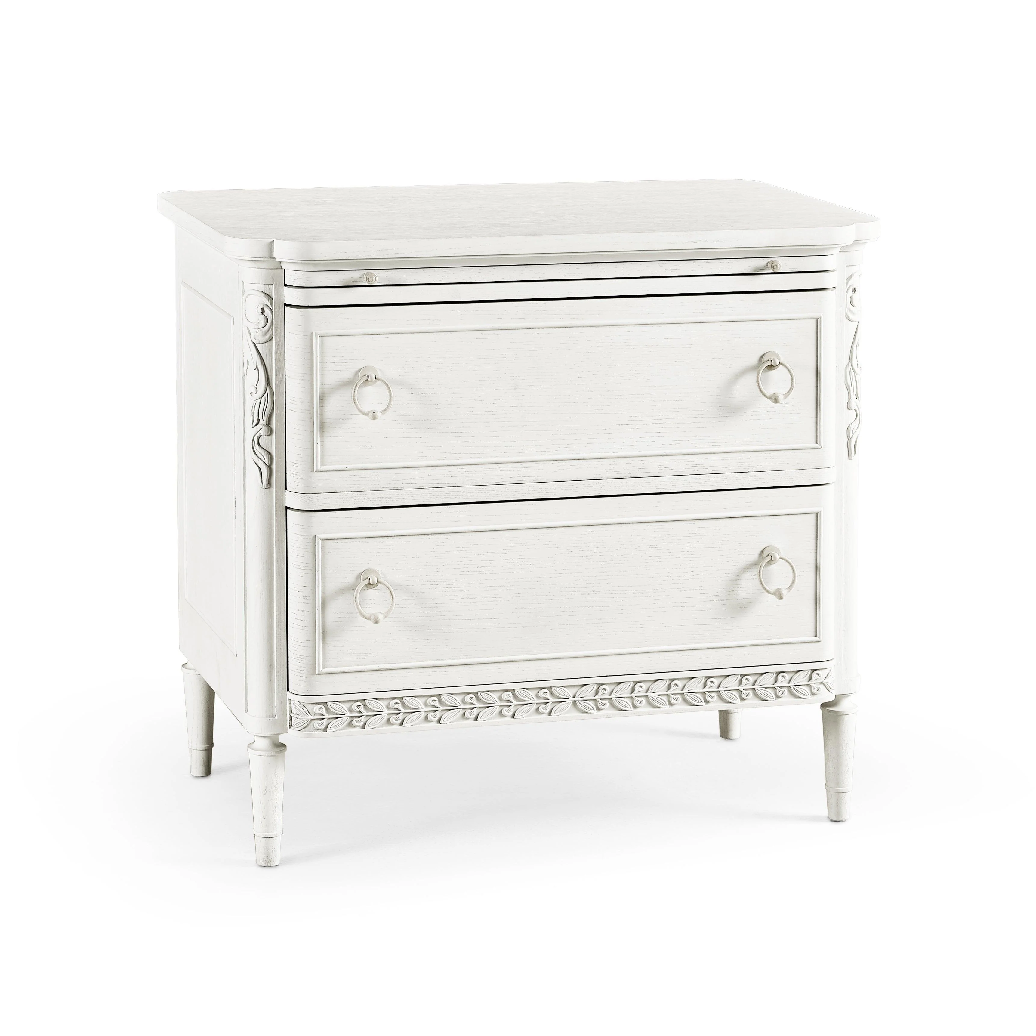 White Altostratus Nightstand - Remutear