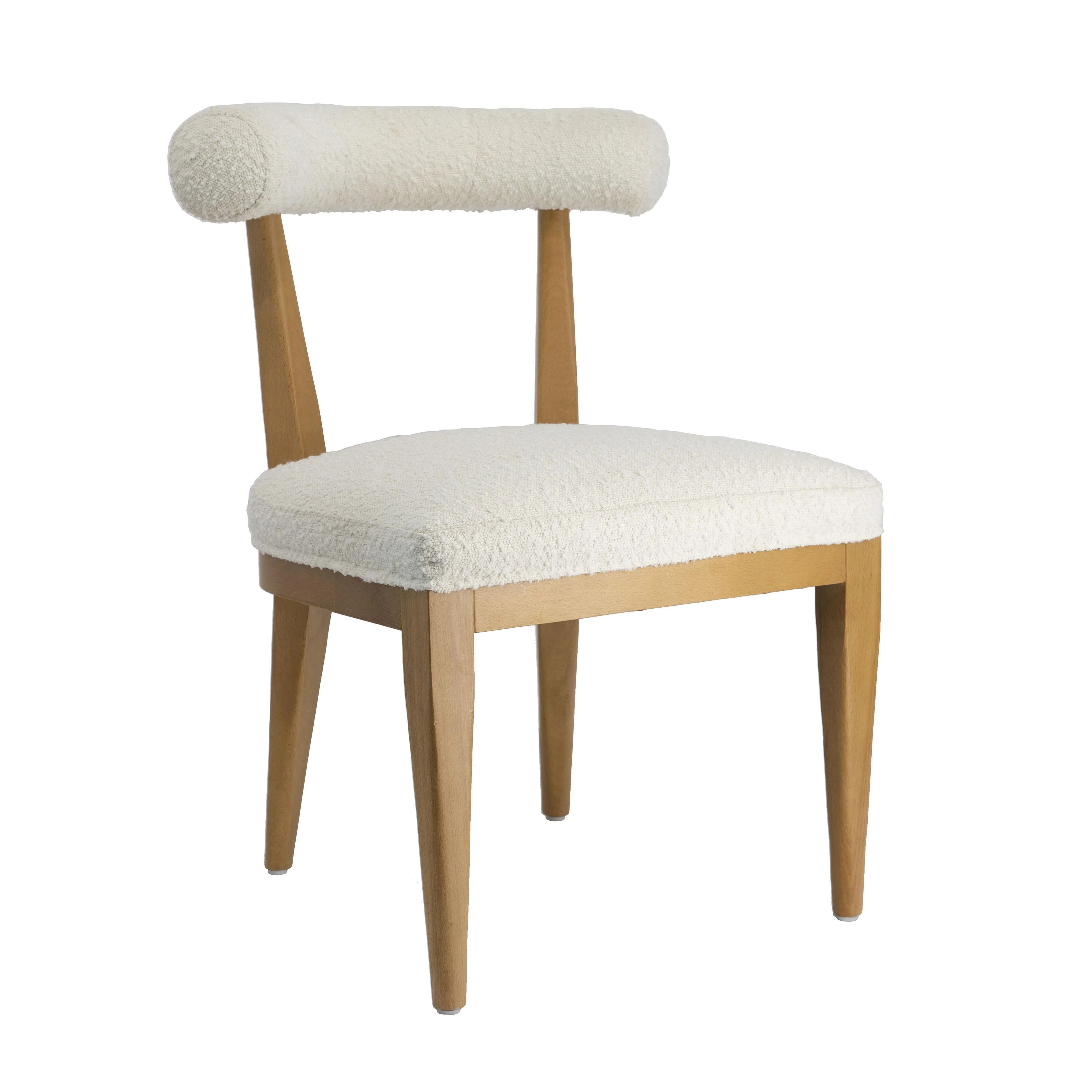 Palla Cream Boucle Dining Chair - Remutear