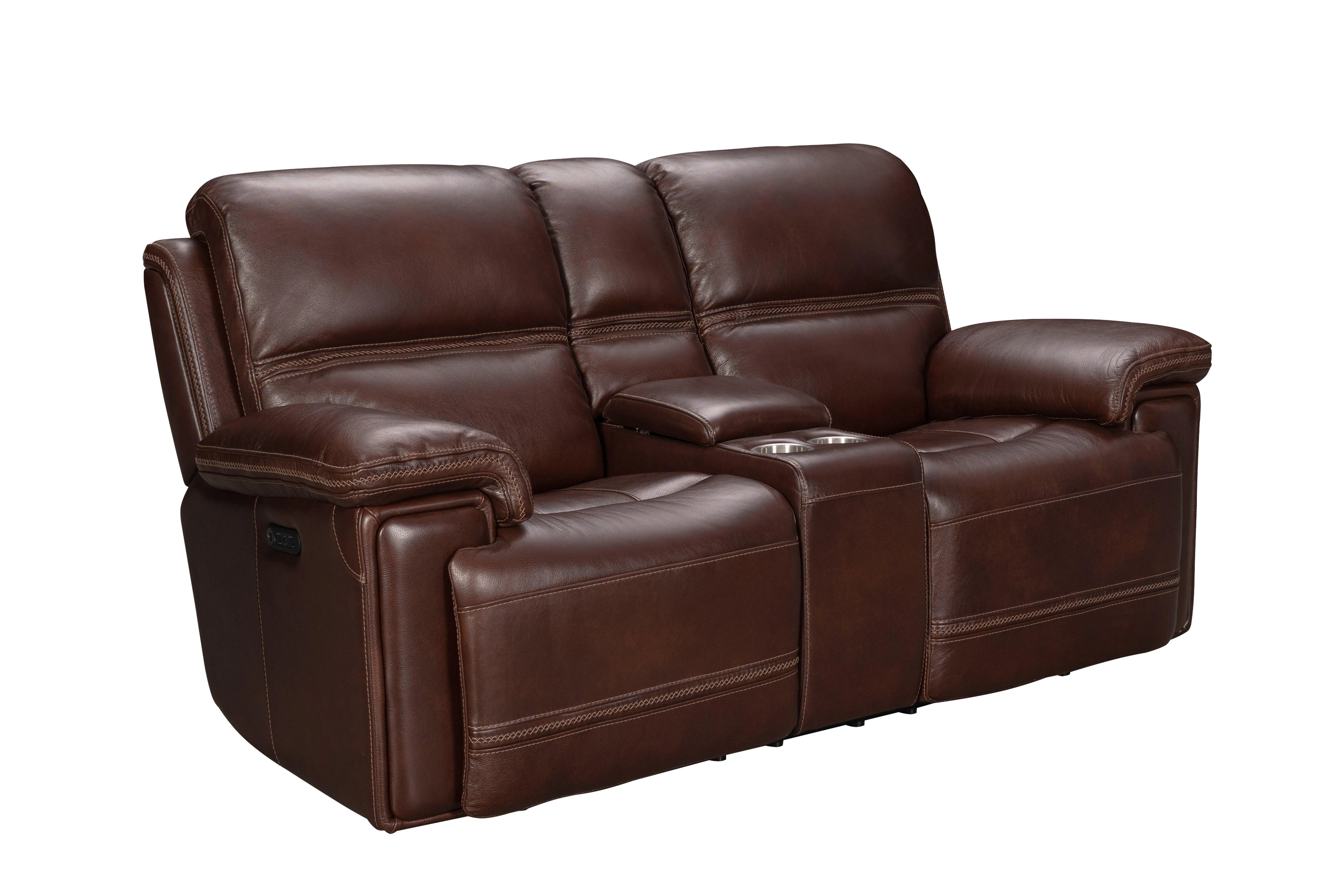 Sedrick Power Reclining Console Loveseat - Remutear