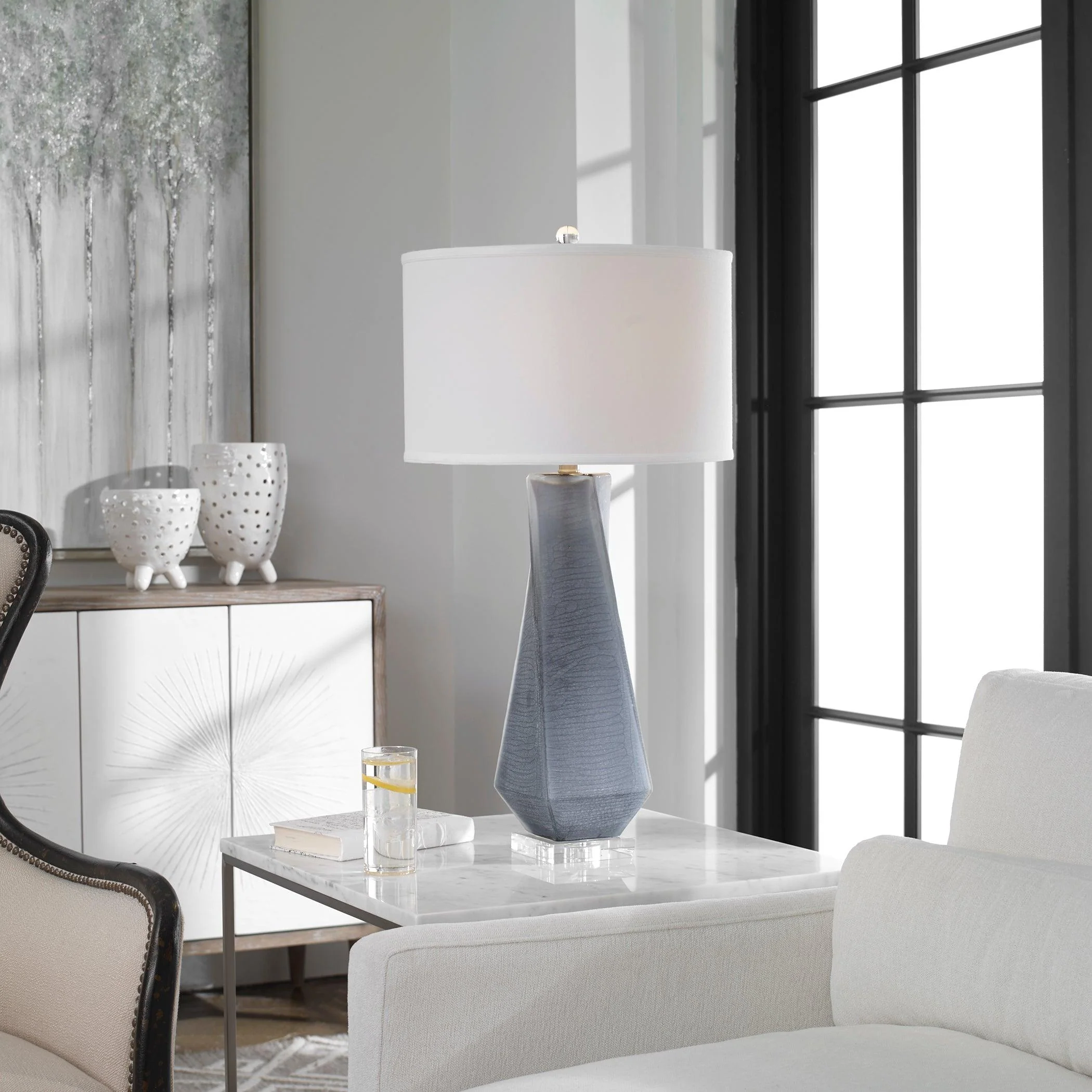 ANATOLI CHARCOAL GRAY TABLE LAMP - Remutear
