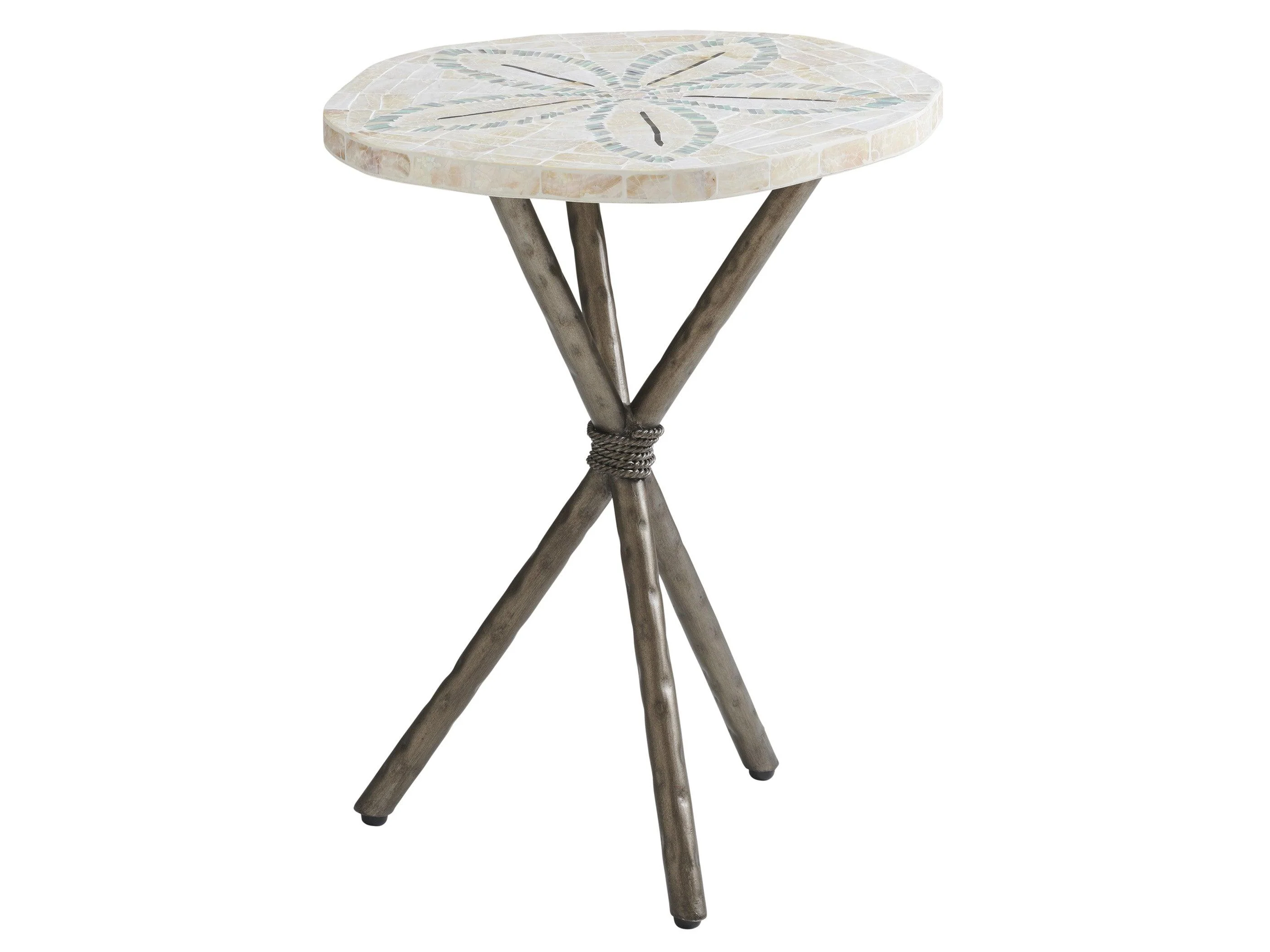 Ocean Breeze Sand Dollar End Table - Remutear