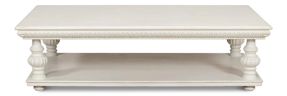 Hugo Cocktail Table - Antique White - Remutear