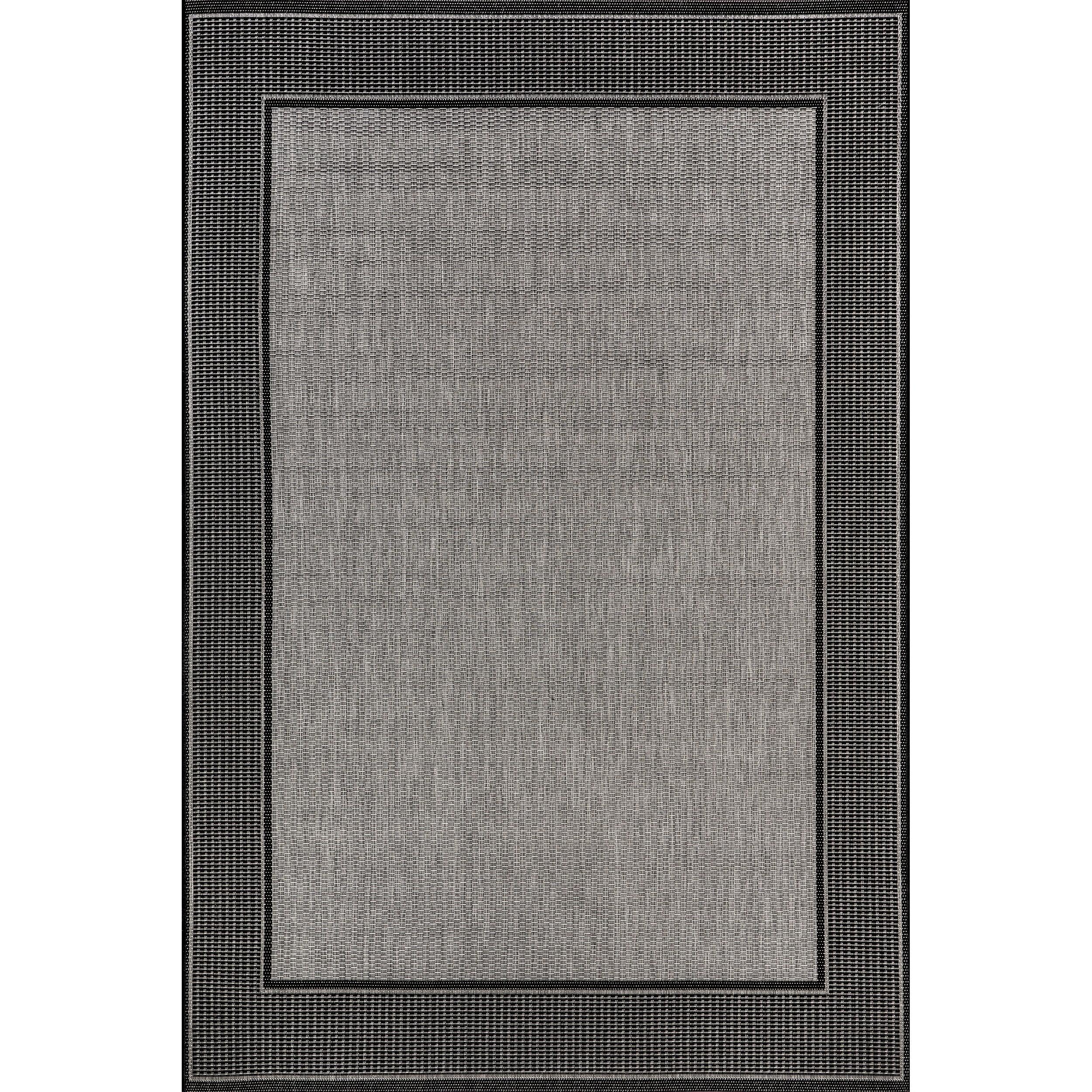 Gris Contemporary Indoor/Outdoor Area Rug - Remutear