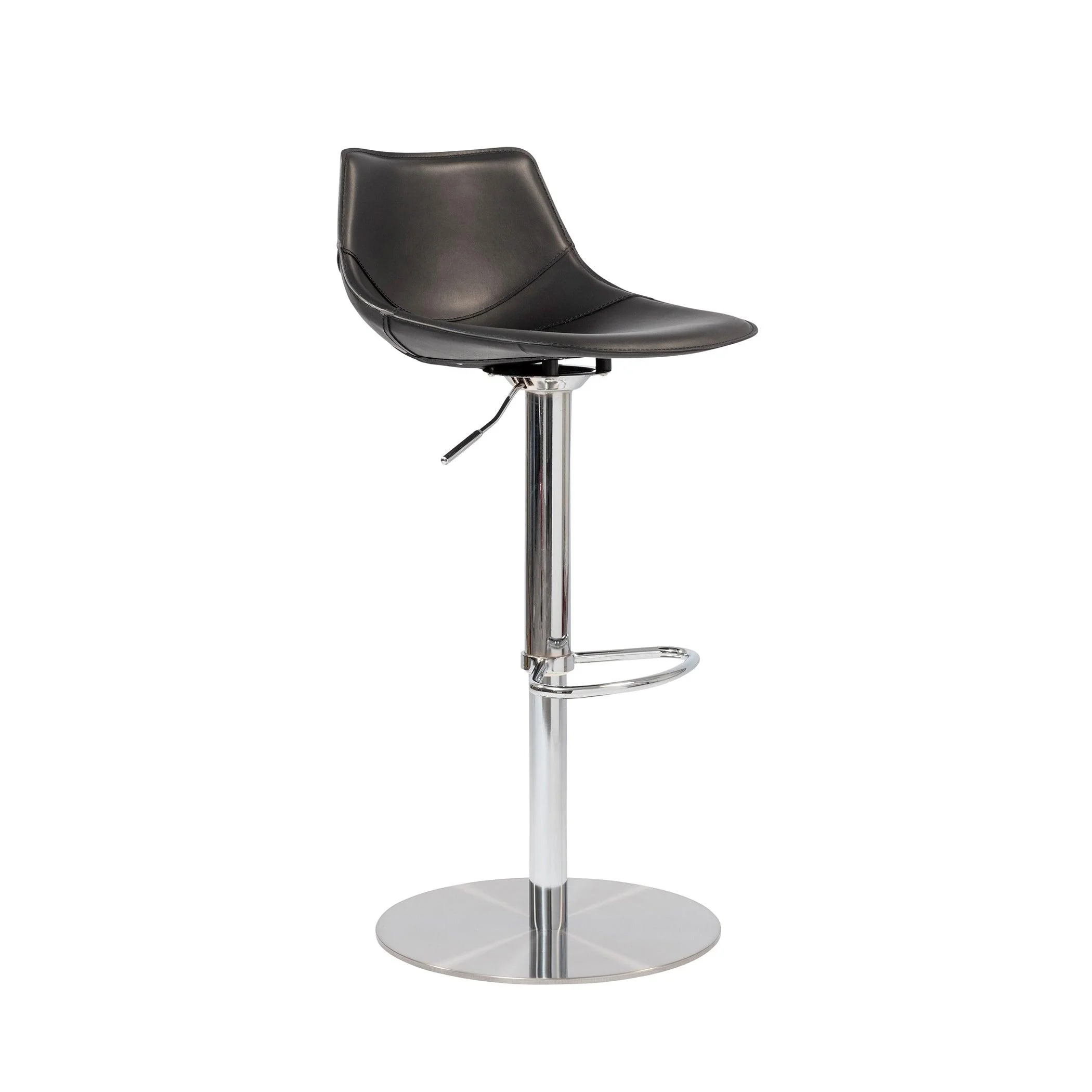 Rudy Adjustable Swivel Bar/Counter Stool - Set of 1 - Remutear