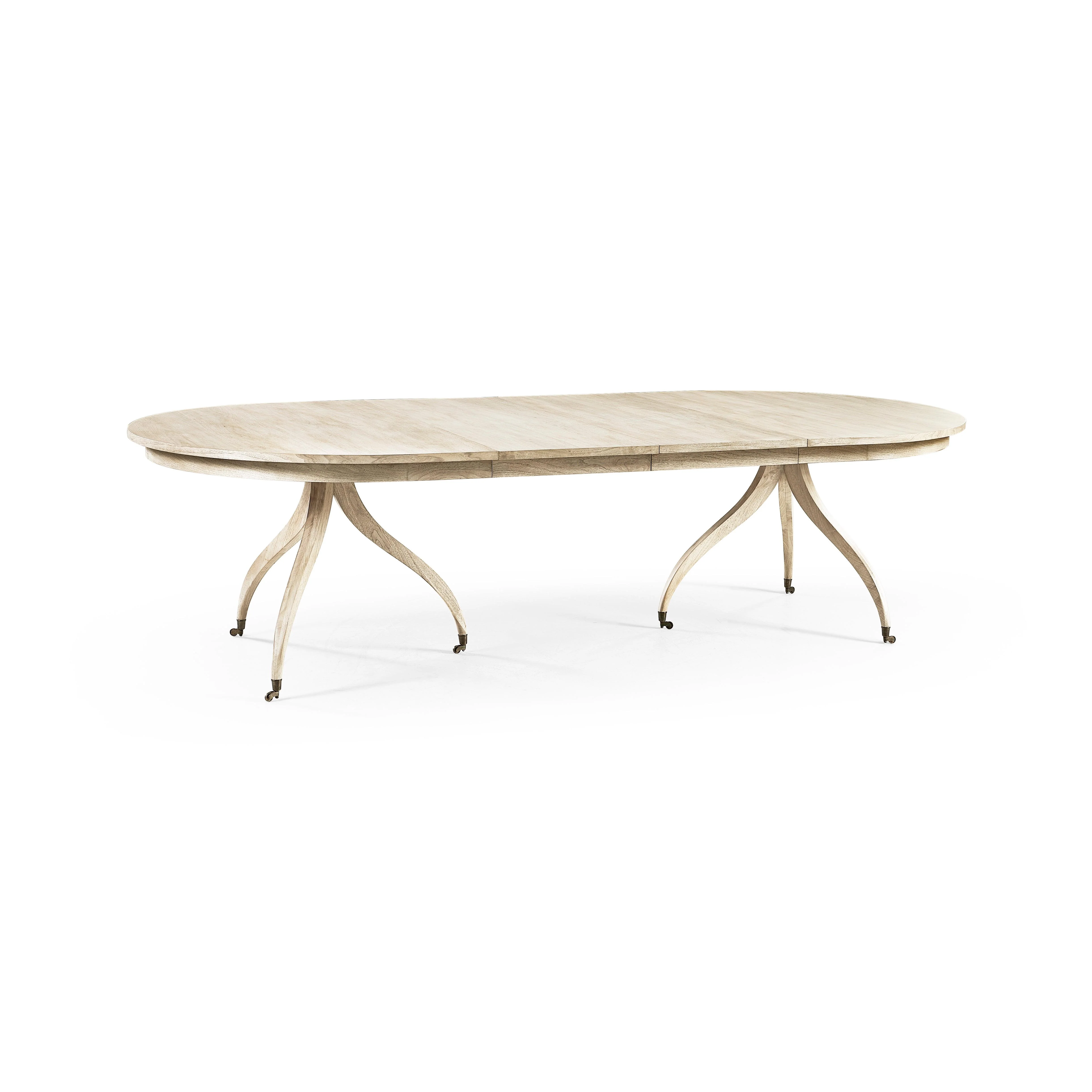 Timeless Solar Spider Leg Dining Table in Bleached Walnut - Remutear