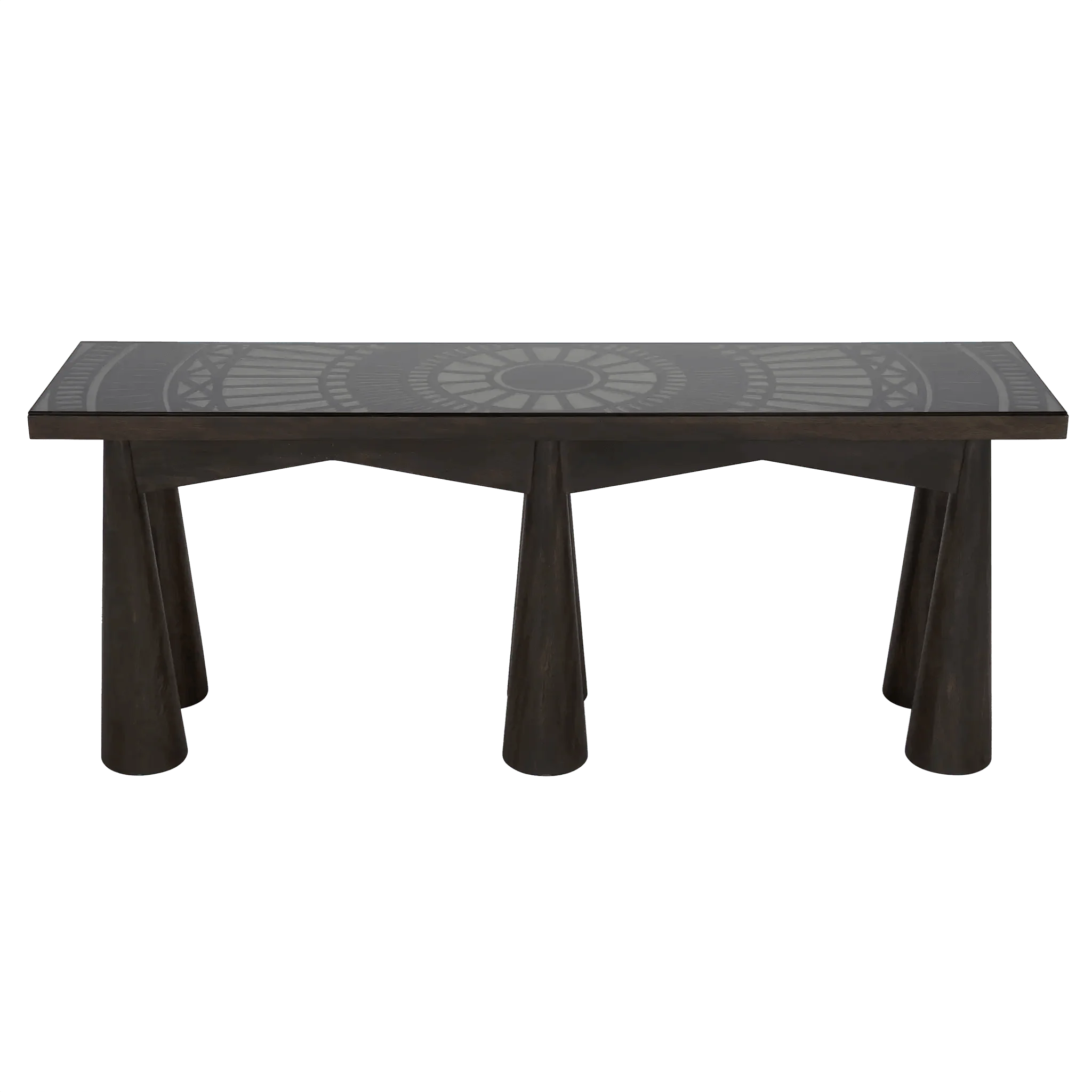 Tutankhamun Console, Ebony Walnut - Remutear