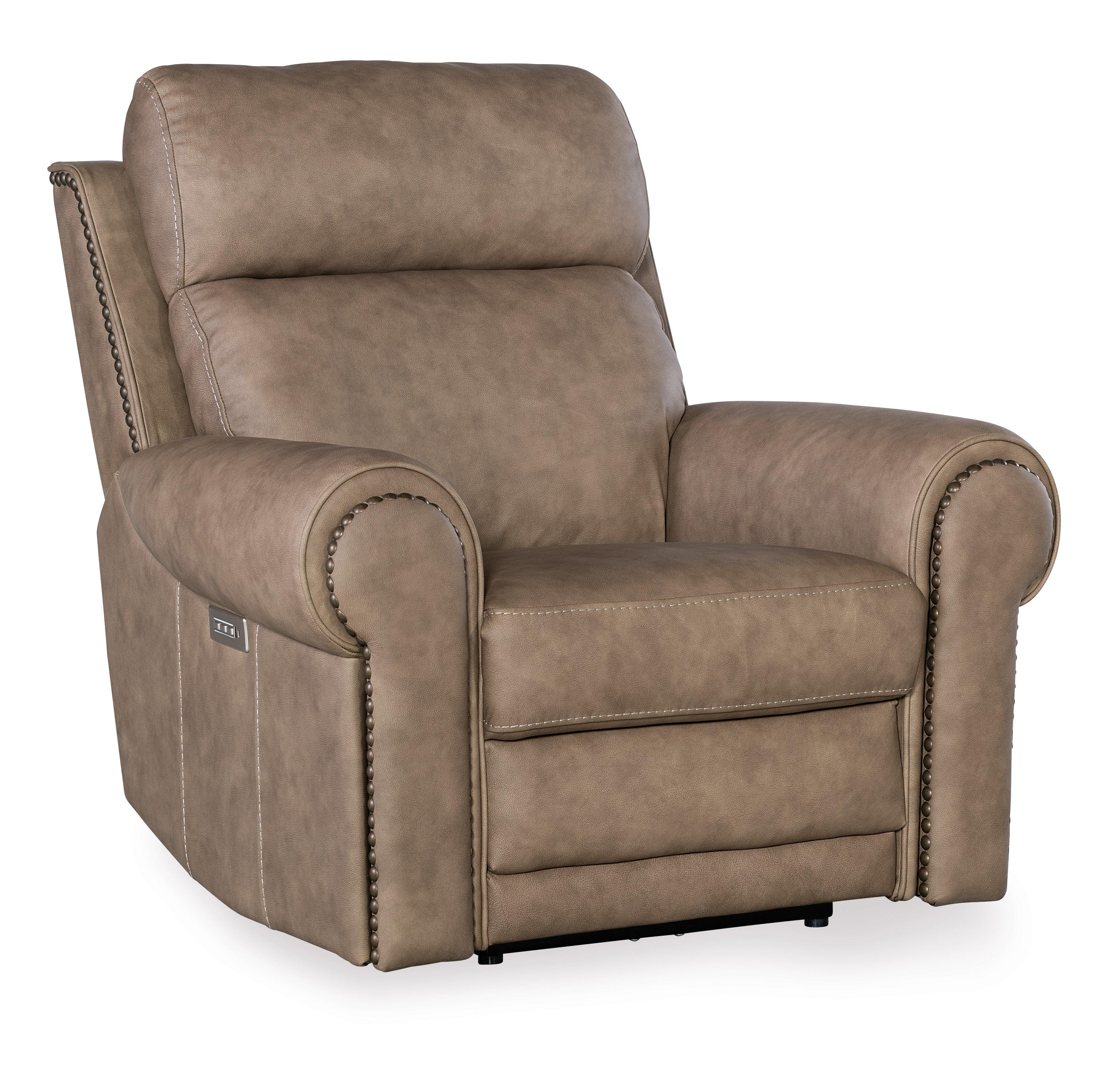 Duncan Power Recliner w/Power Headrest & Lumbar - Remutear