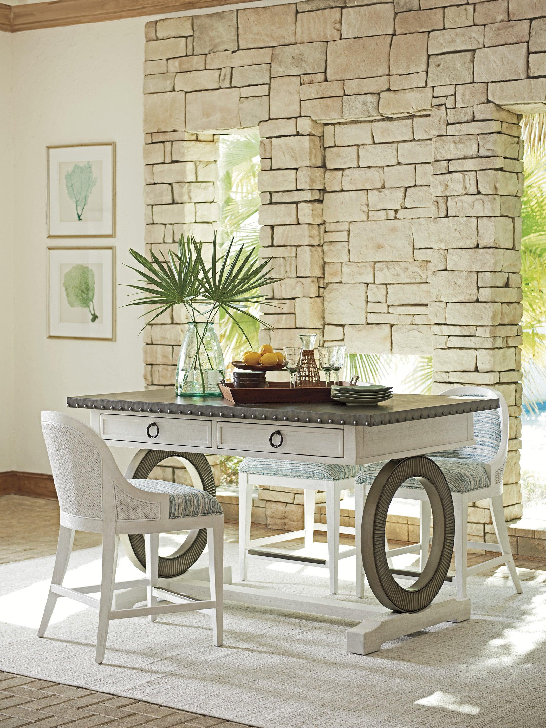 Ocean Breeze Sawgrass Bistro Table - Remutear