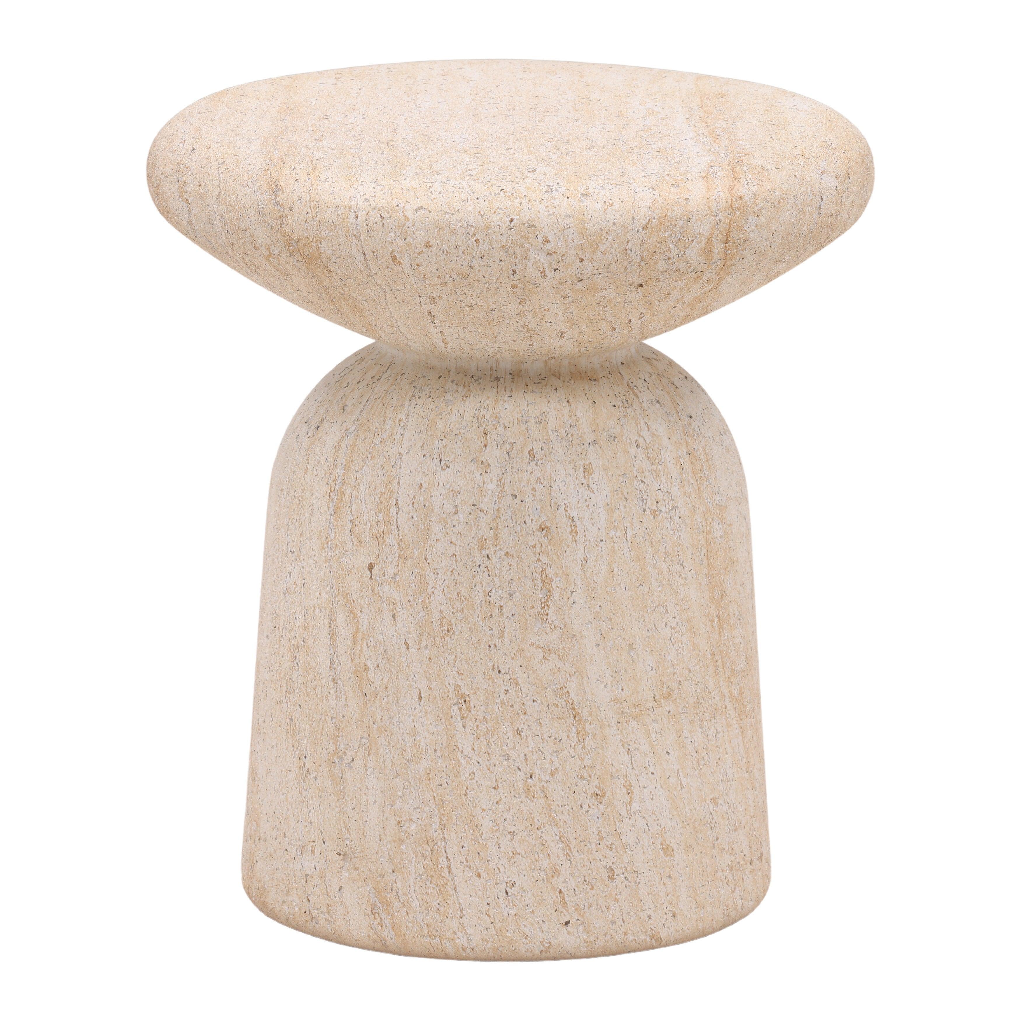 Marcellino Outdoor End Table Natural - Remutear